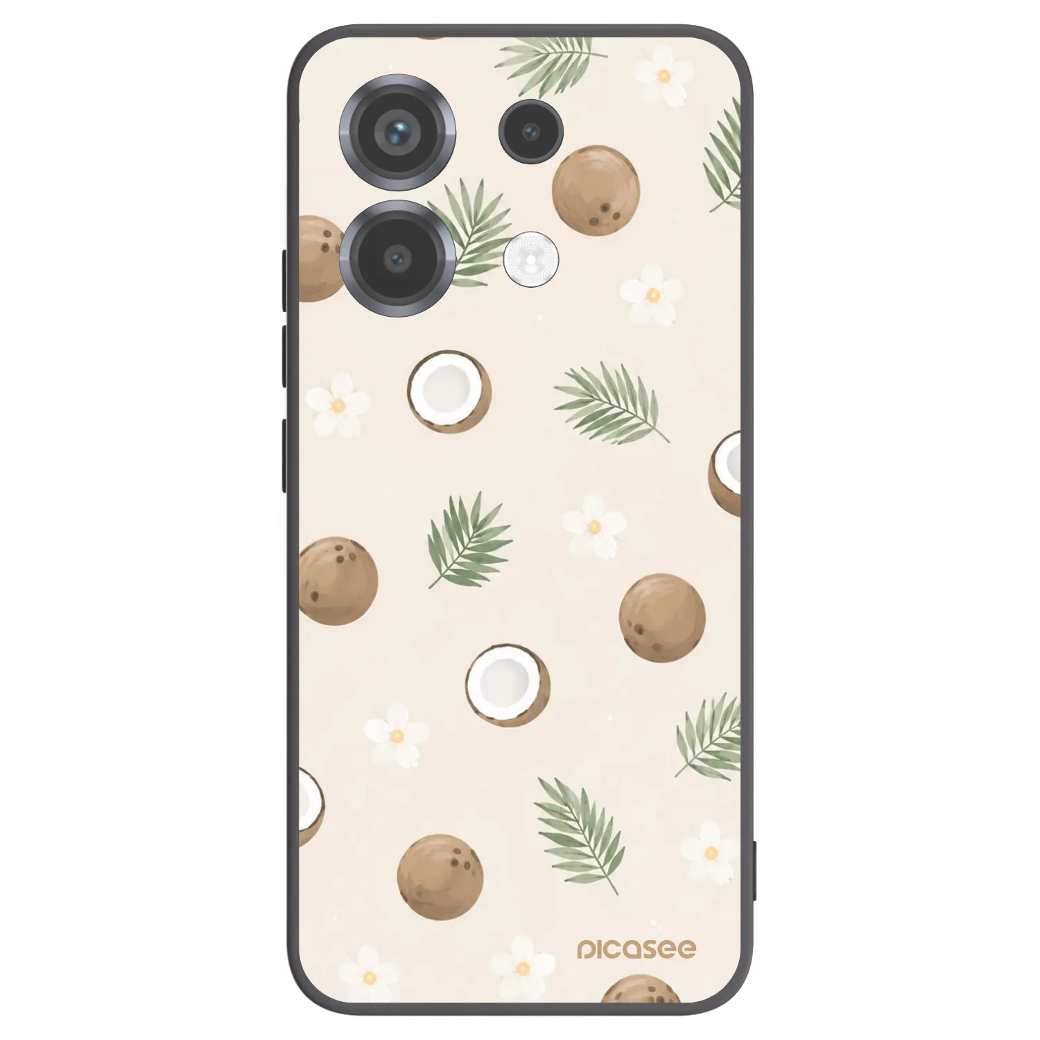 Picasee fekete szilikon tok az alábbi mobiltelefonokra Xiaomi Poco X6 - Coconut Breeze