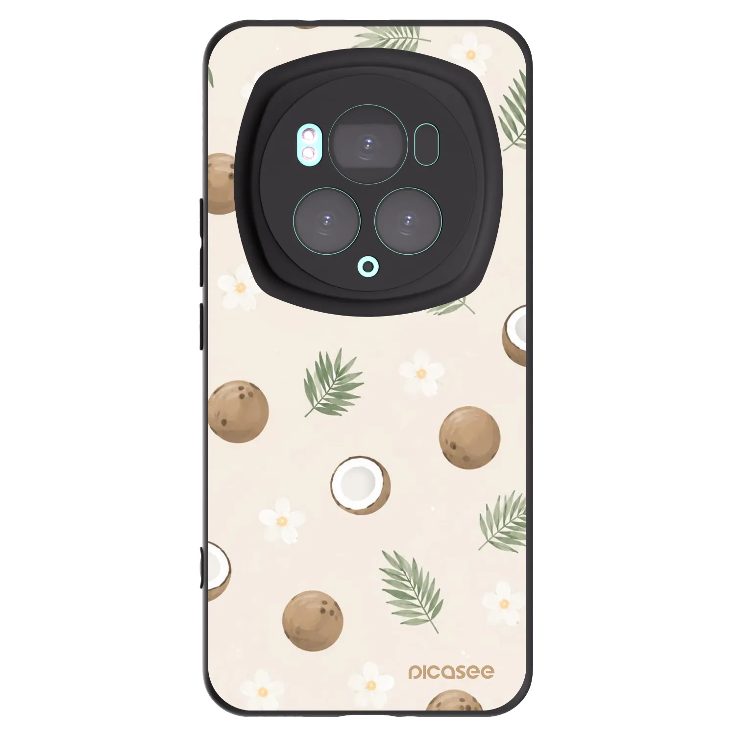 Picasee fekete szilikon tok az alábbi mobiltelefonokra Honor Magic6 Pro - Coconut Breeze