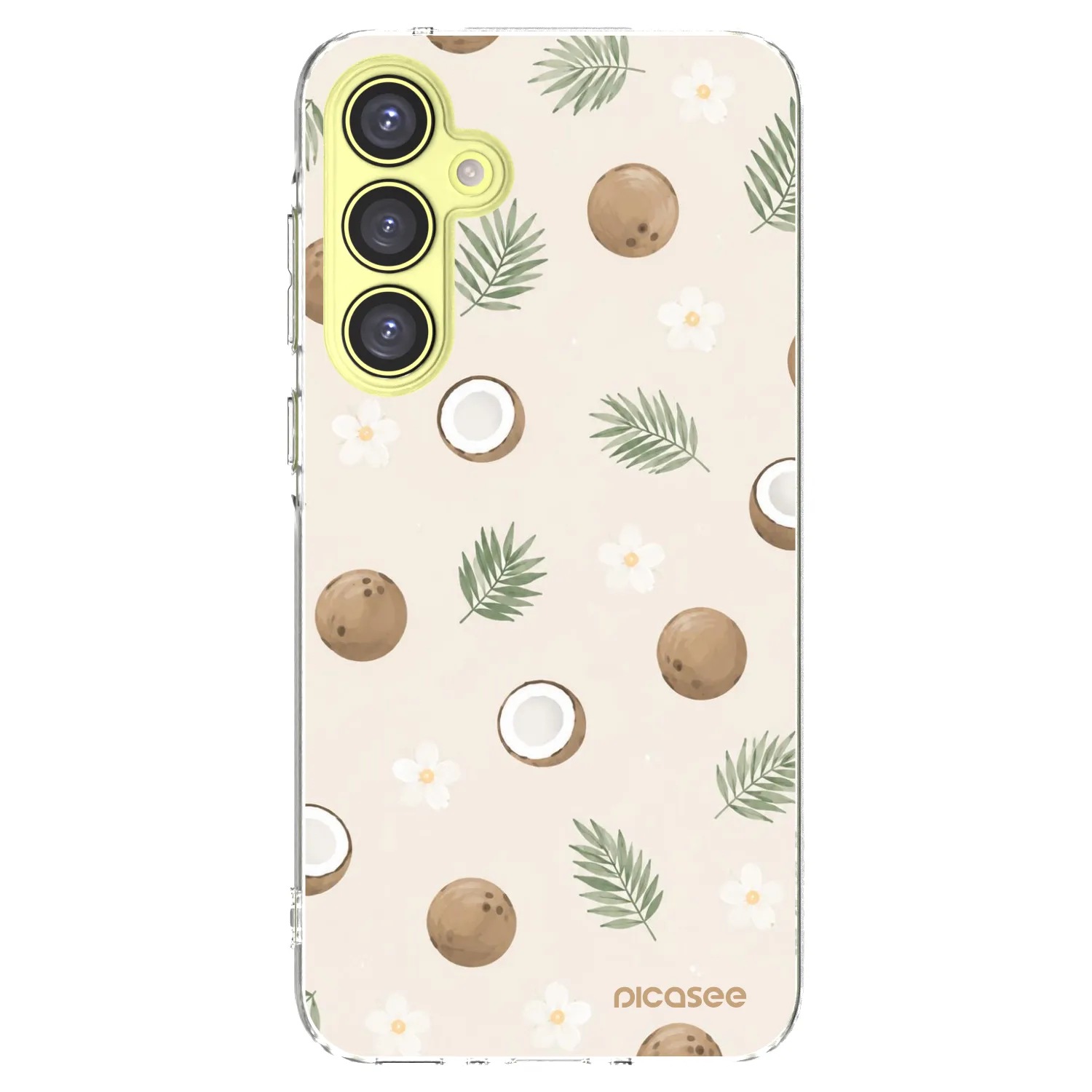 Picasee átlátszó szilikon tok az alábbi mobiltelefonokra Samsung Galaxy A35 5G A356B - Coconut Breeze