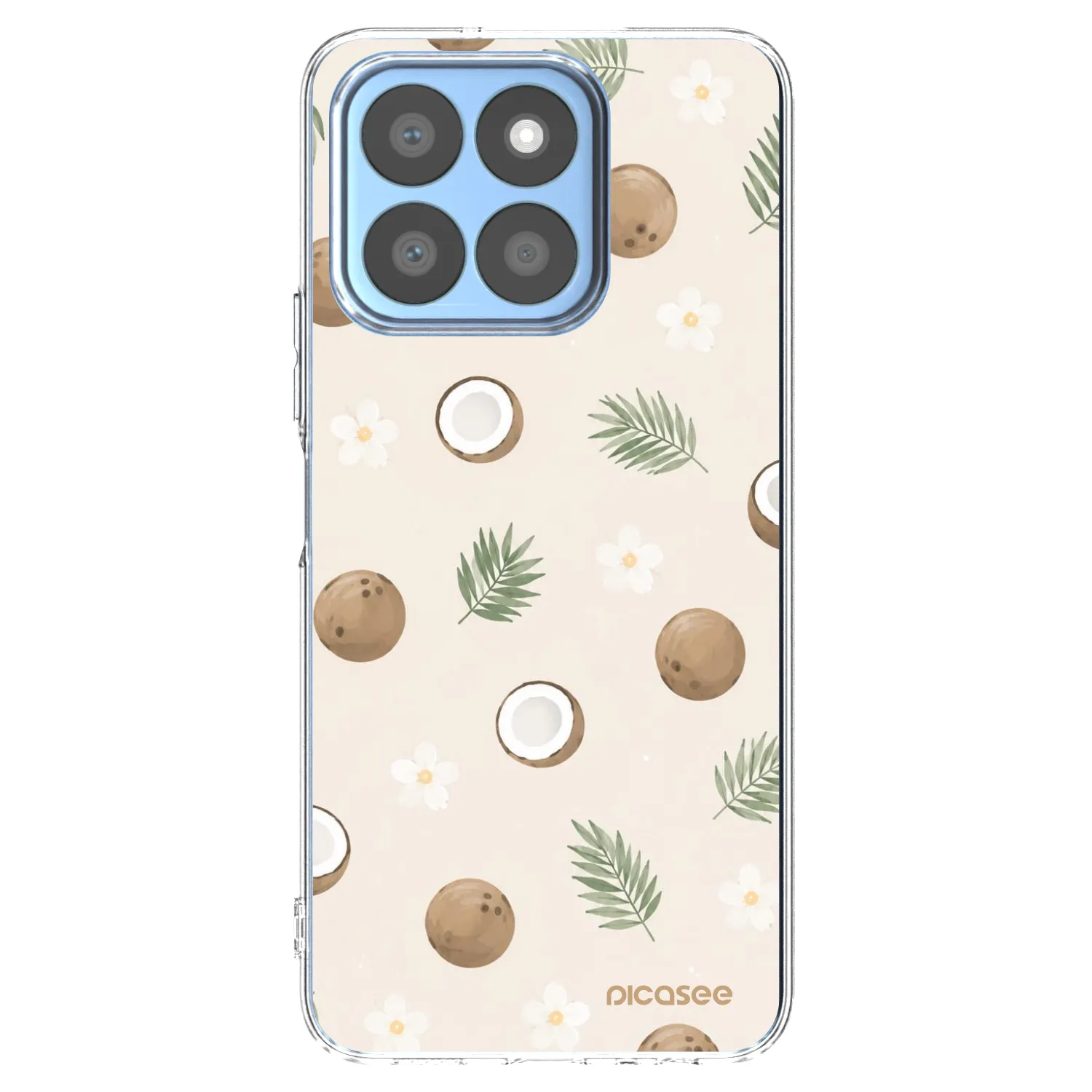 Picasee átlátszó szilikon tok az alábbi mobiltelefonokra Honor X8b - Coconut Breeze