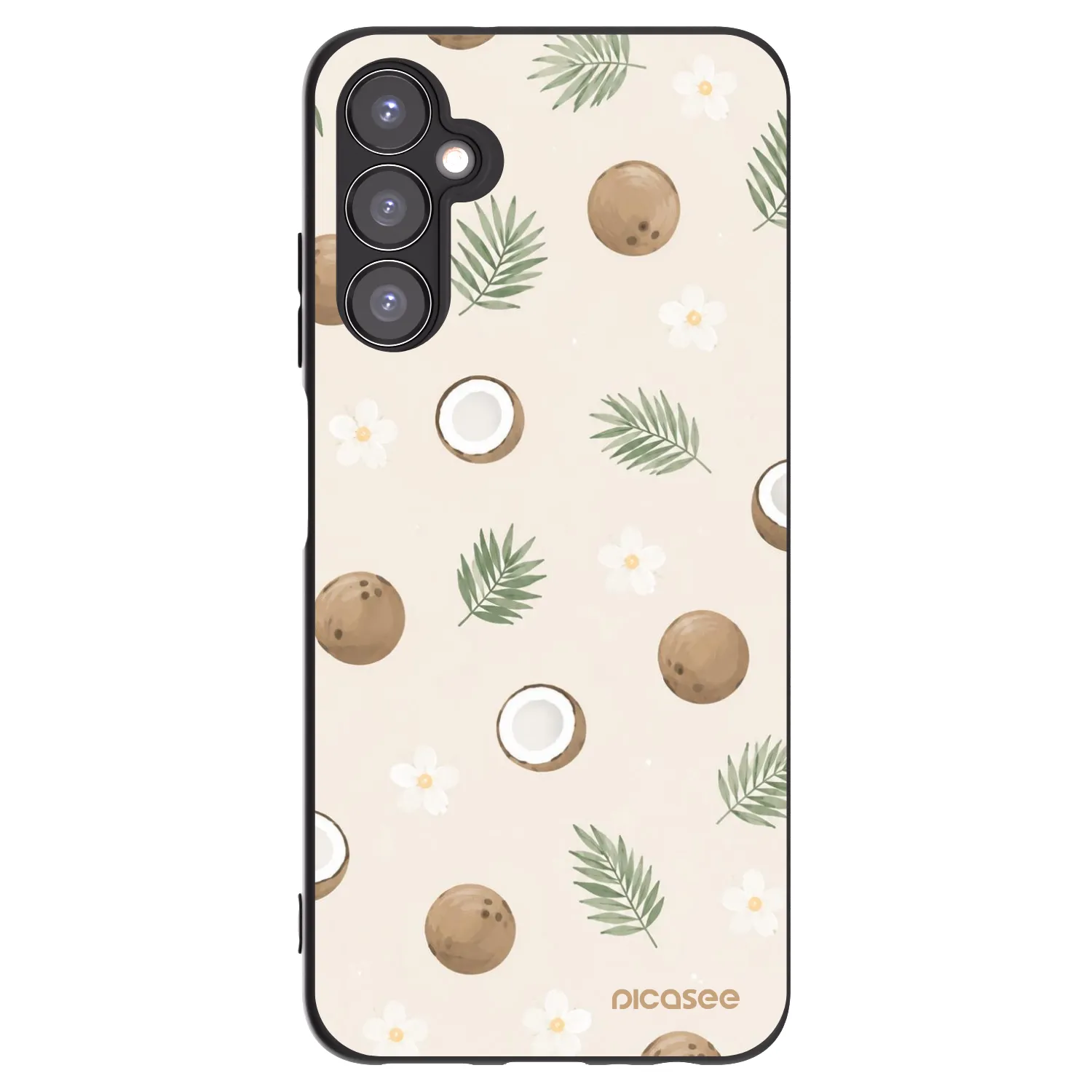 Picasee fekete szilikon tok az alábbi mobiltelefonokra Samsung Galaxy A05s A057G - Coconut Breeze