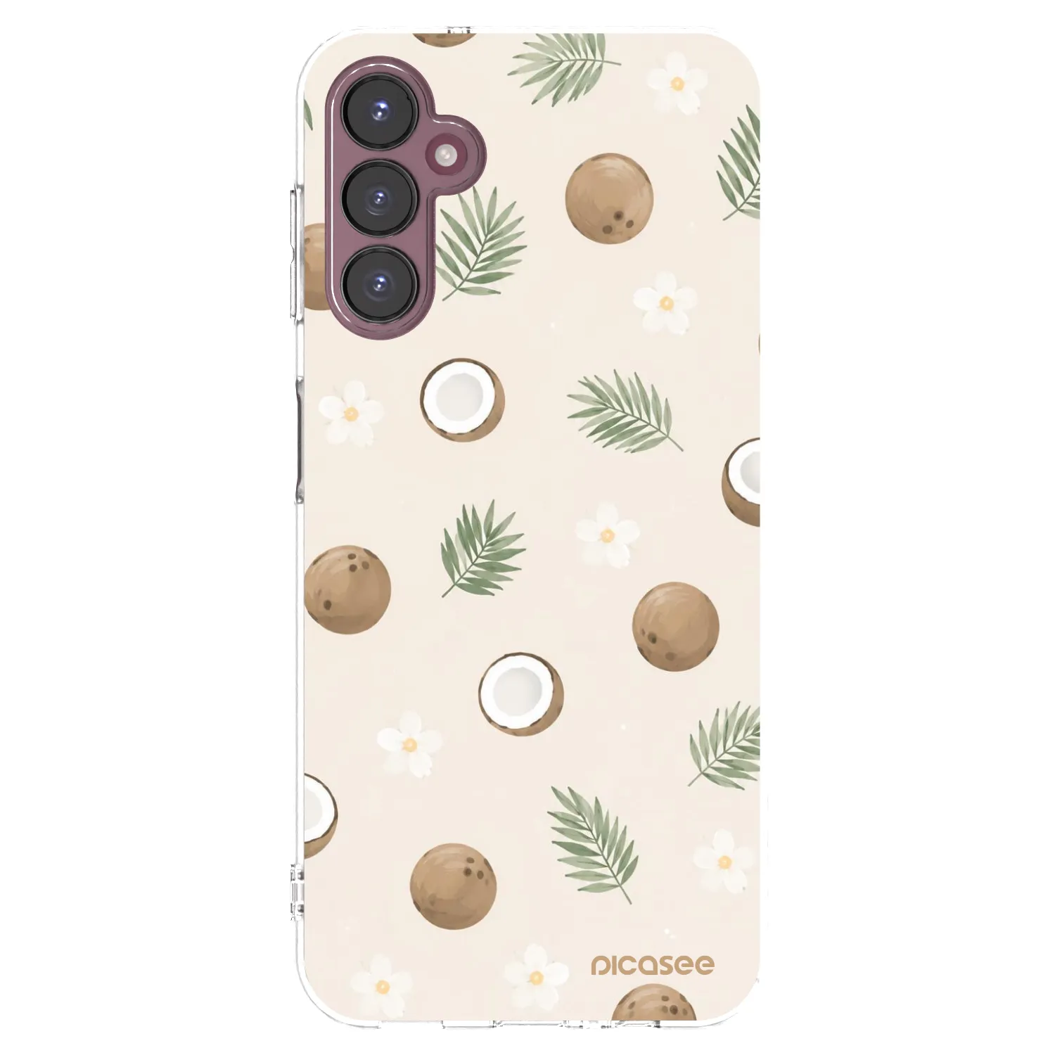 Picasee átlátszó szilikon tok az alábbi mobiltelefonokra Samsung Galaxy A05s A057G - Coconut Breeze
