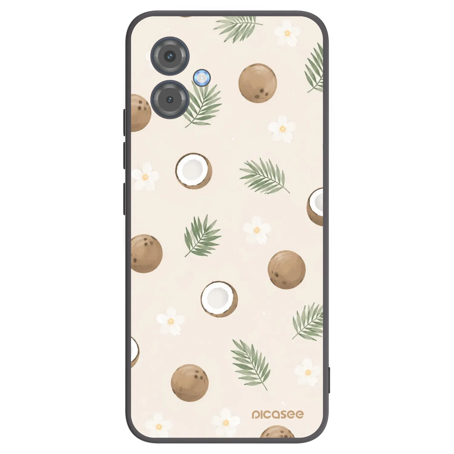 Picasee fekete szilikon tok az alábbi mobiltelefonokra Motorola Moto G14 - Coconut Breeze