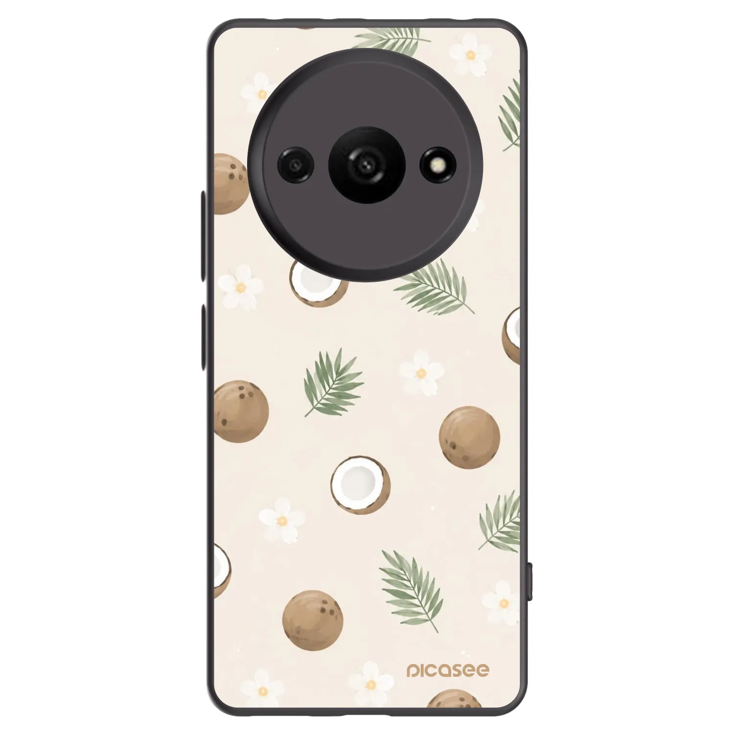 Picasee fekete szilikon tok az alábbi mobiltelefonokra Xiaomi Redmi A3 - Coconut Breeze