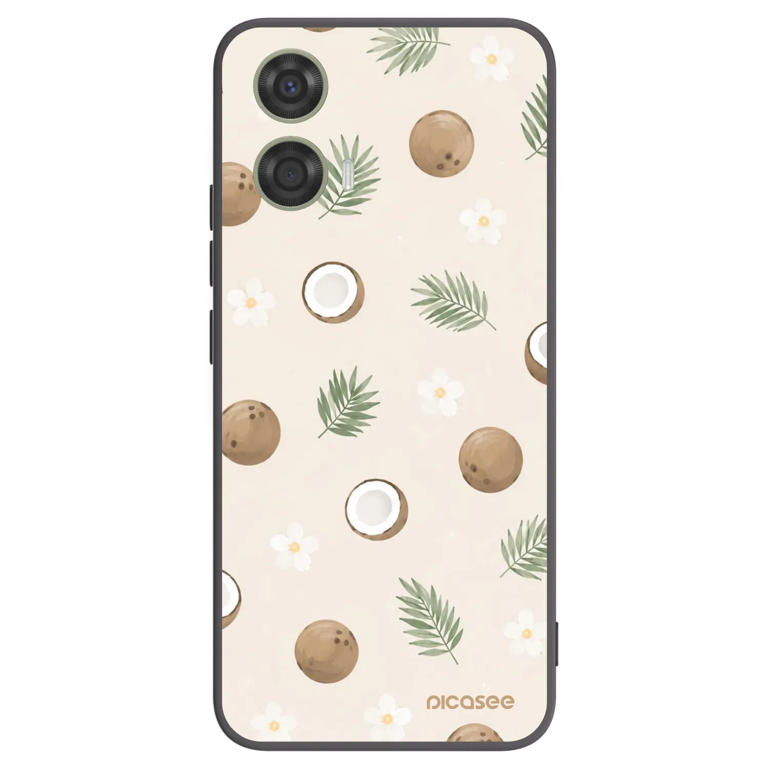 Picasee fekete szilikon tok az alábbi mobiltelefonokra Motorola Moto G24 - Coconut Breeze