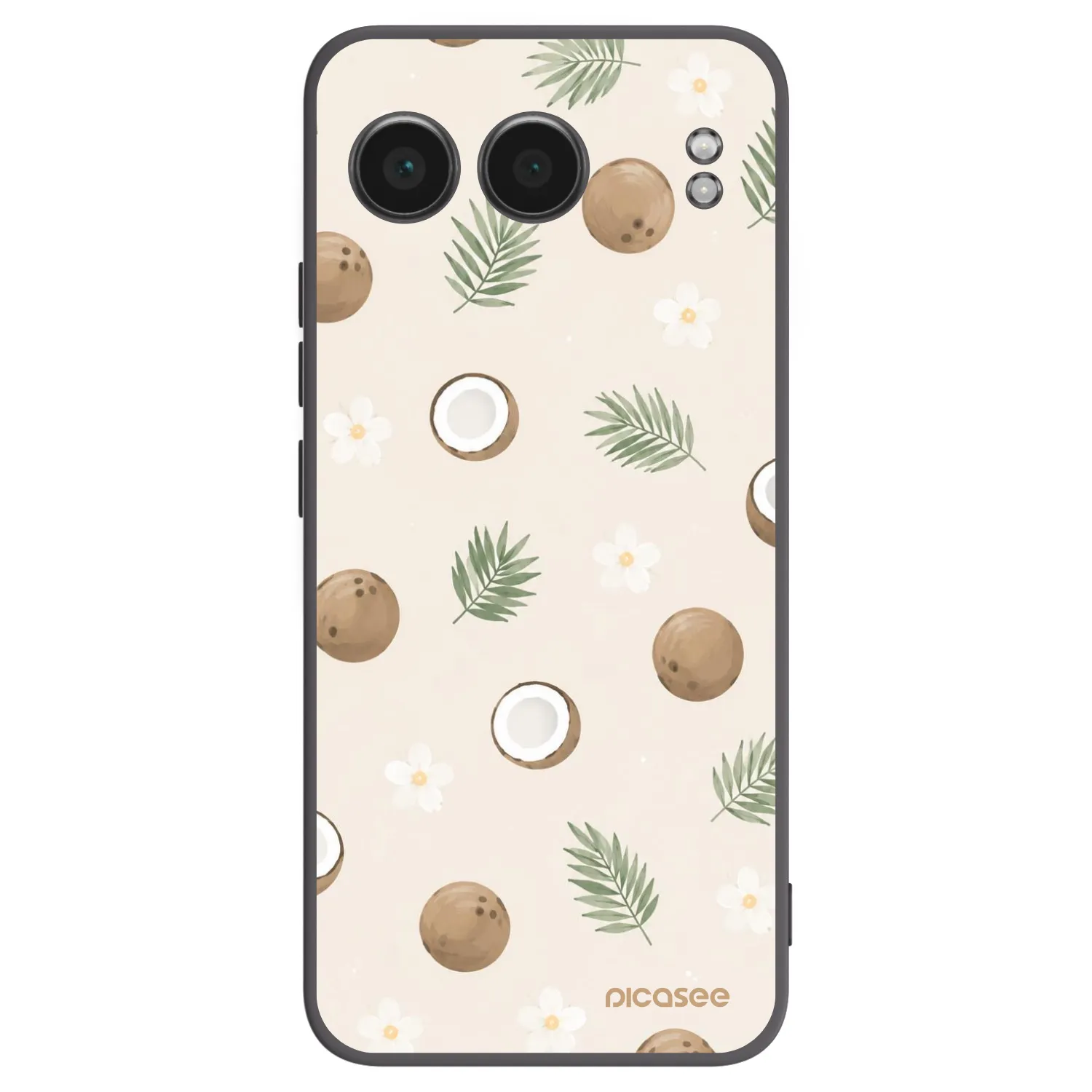 Picasee fekete szilikon tok az alábbi mobiltelefonokra OnePlus Nord 4 - Coconut Breeze