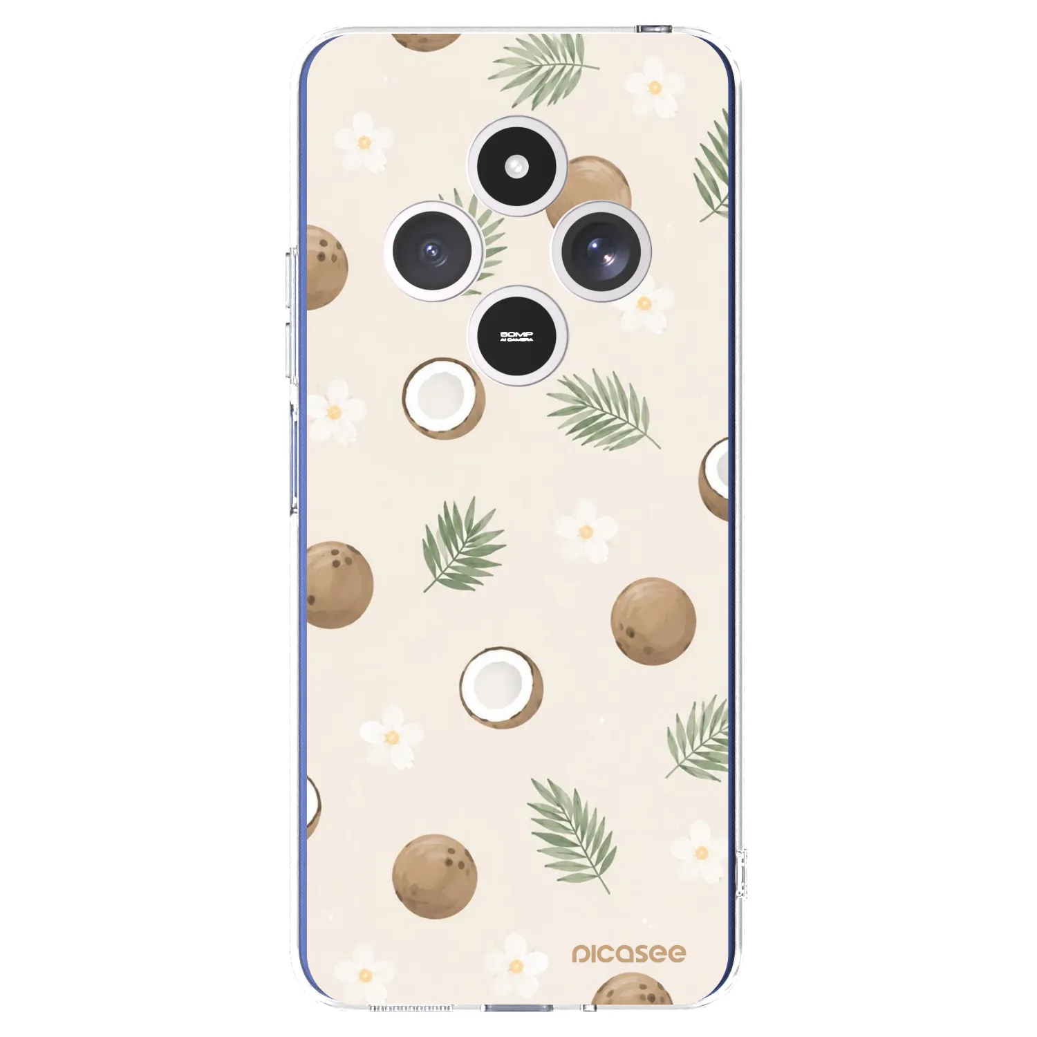 Picasee átlátszó szilikon tok az alábbi mobiltelefonokra Xiaomi Redmi 14C - Coconut Breeze