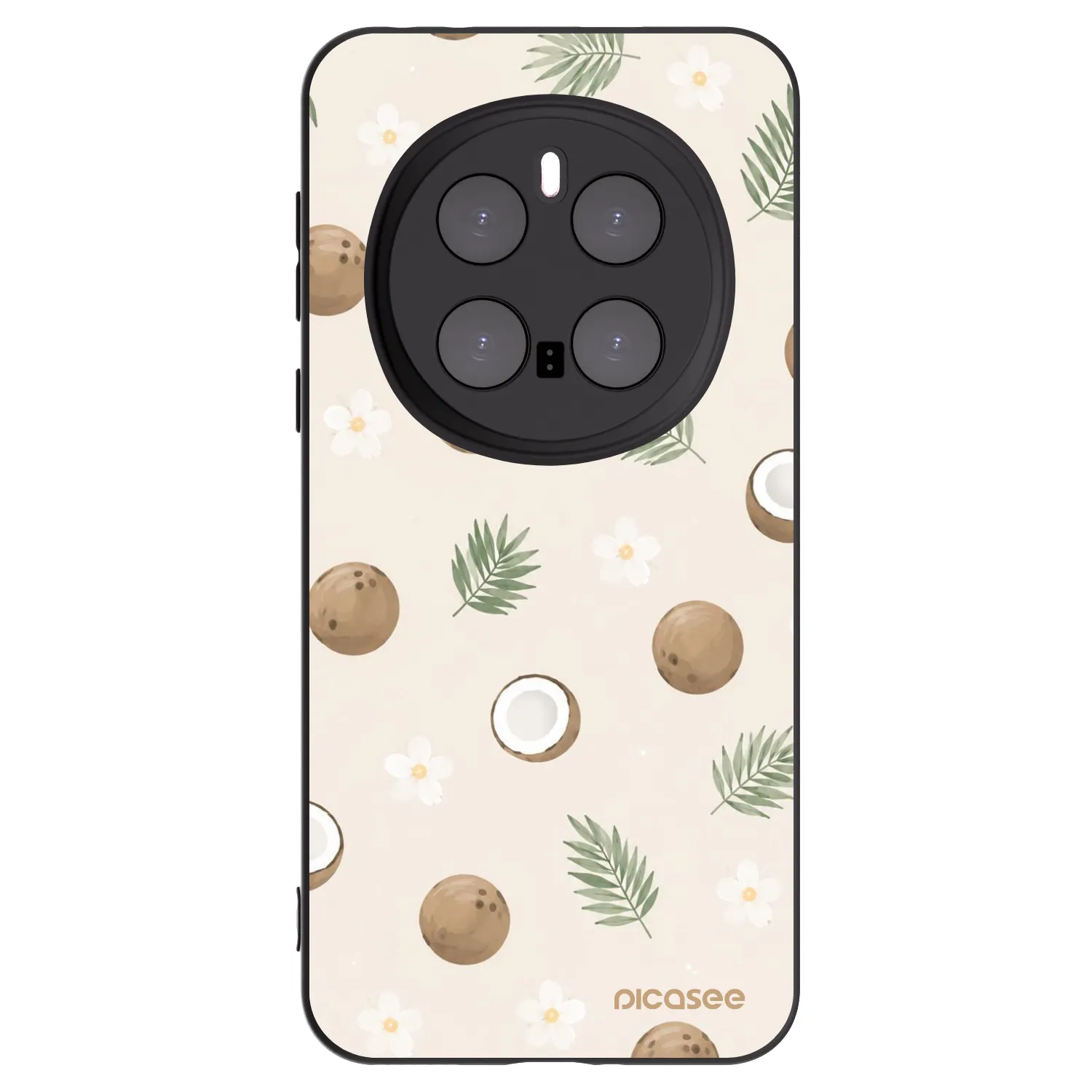 Picasee fekete szilikon tok az alábbi mobiltelefonokra Honor Magic7 Pro 5G - Coconut Breeze