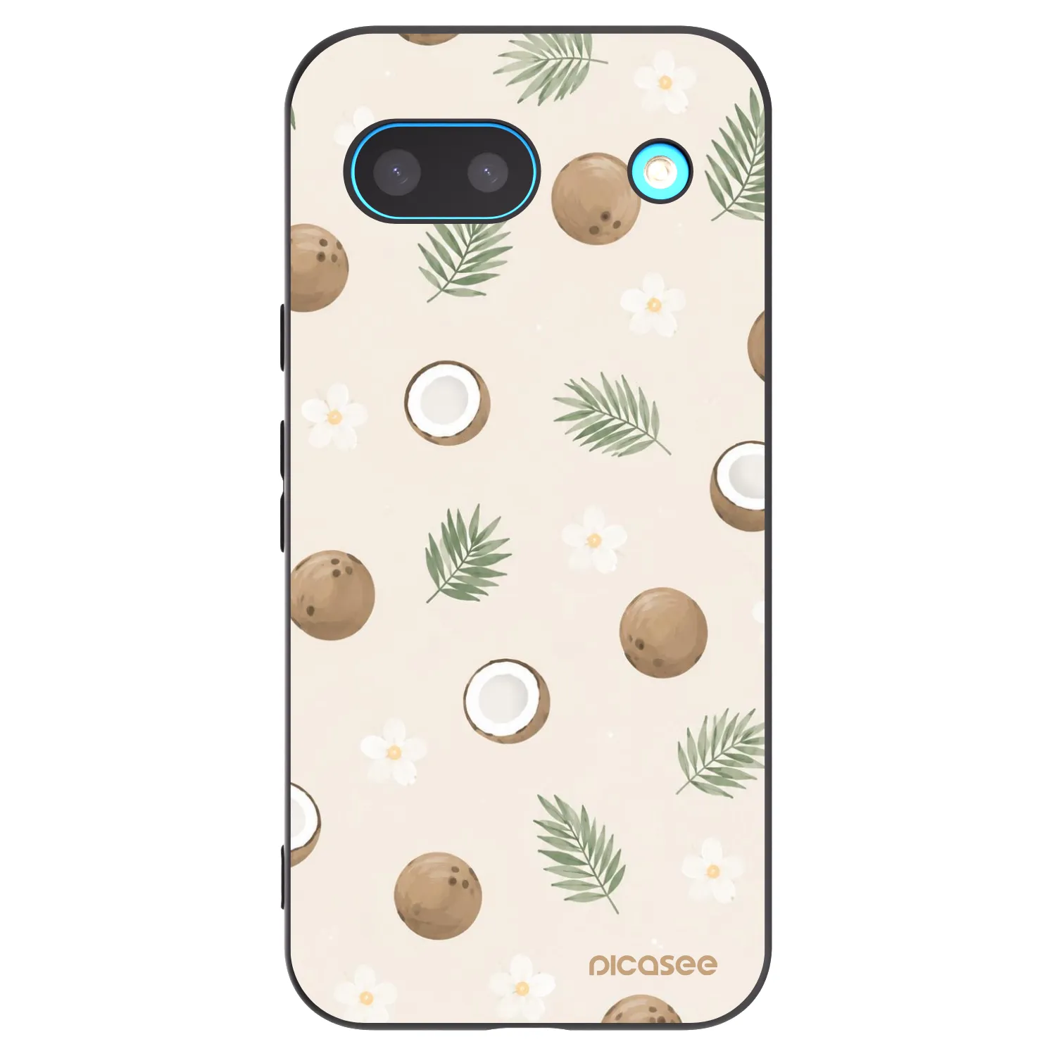 Picasee fekete szilikon tok az alábbi mobiltelefonokra Google Pixel 8 - Coconut Breeze