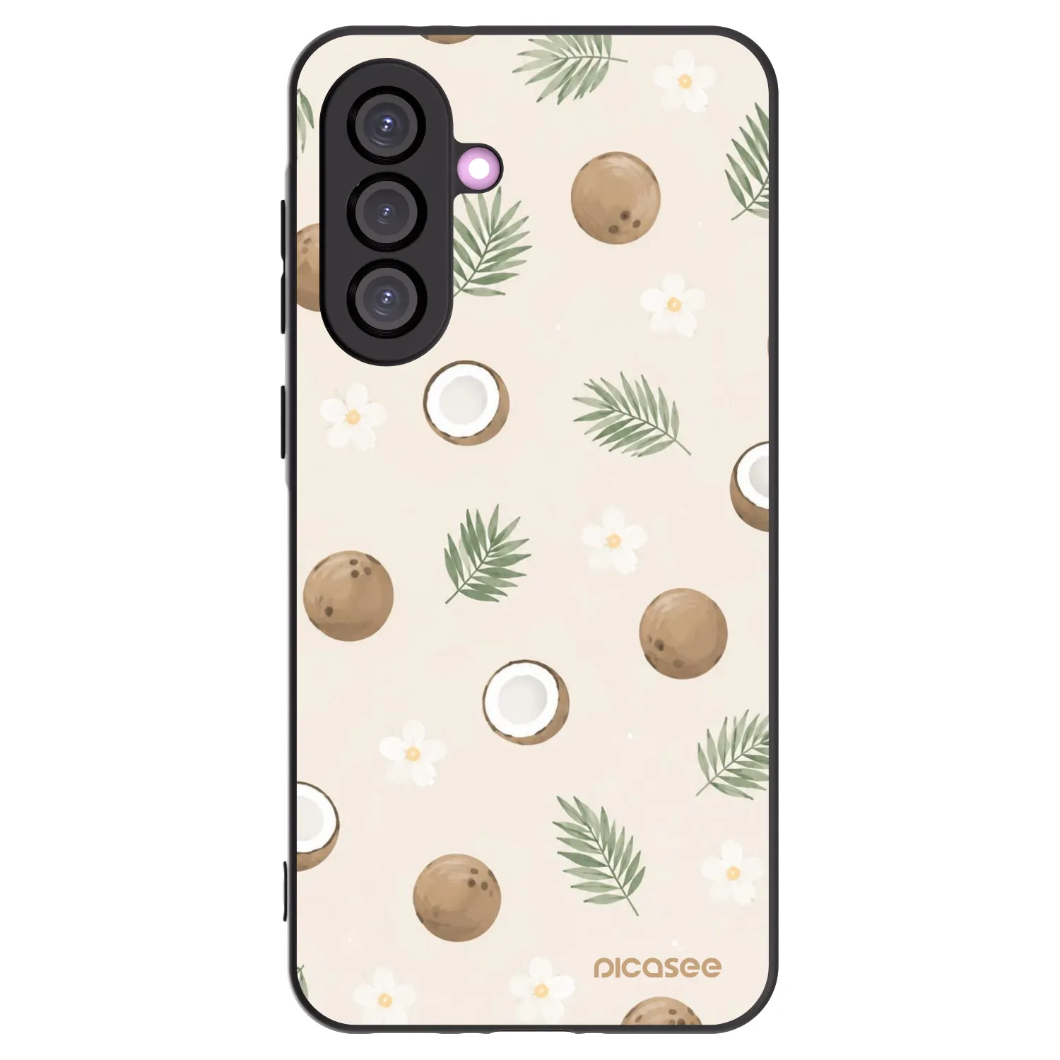 Picasee fekete szilikon tok az alábbi mobiltelefonokra Samsung Galaxy A36 5G - Coconut Breeze