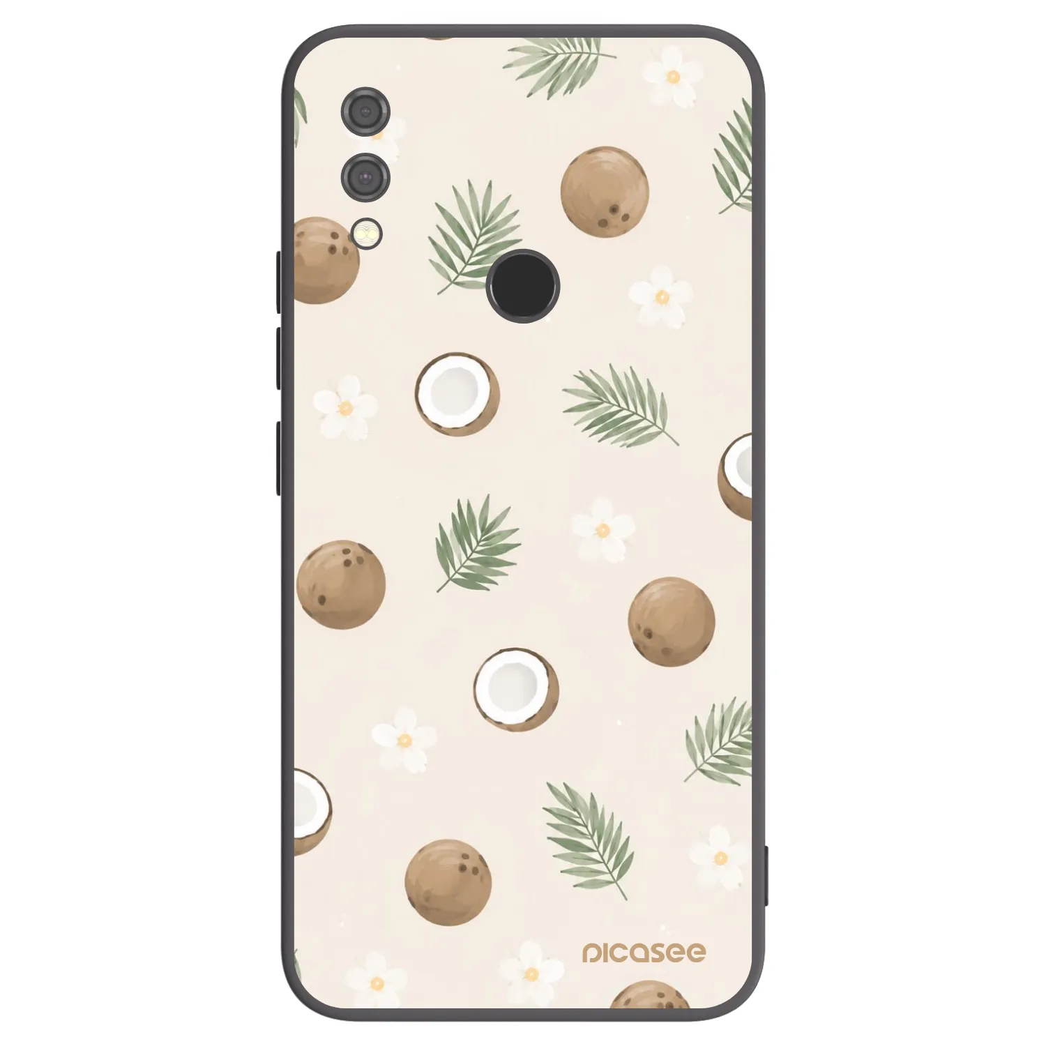 Picasee fekete szilikon tok az alábbi mobiltelefonokra Xiaomi Redmi Note 7 - Coconut Breeze