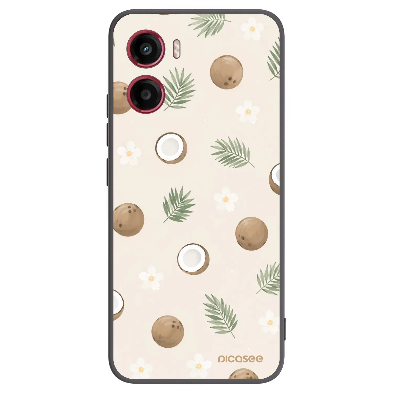 Picasee fekete szilikon tok az alábbi mobiltelefonokra Motorola Moto G05 - Coconut Breeze