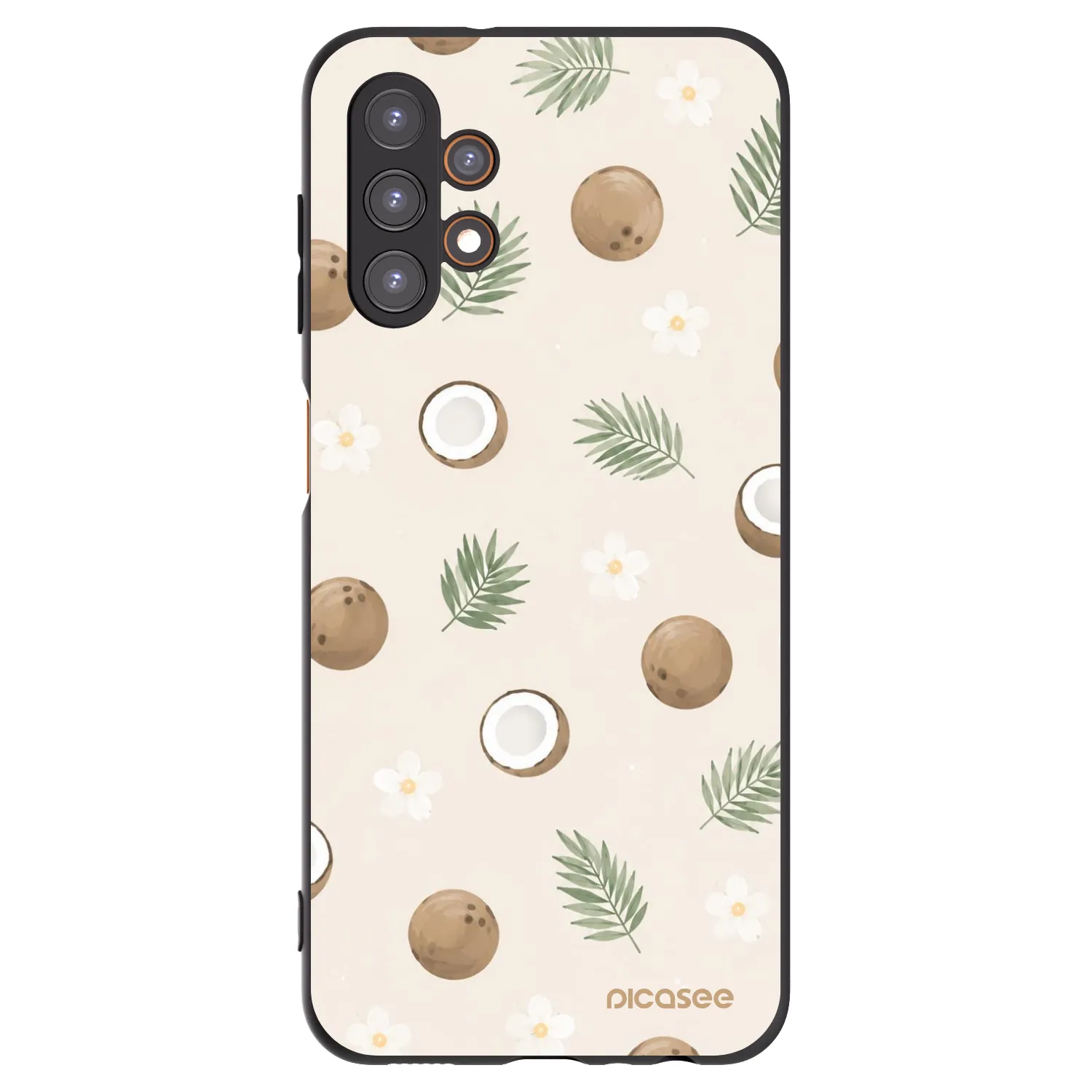 Picasee fekete szilikon tok az alábbi mobiltelefonokra Samsung Galaxy A13 5G - Coconut Breeze