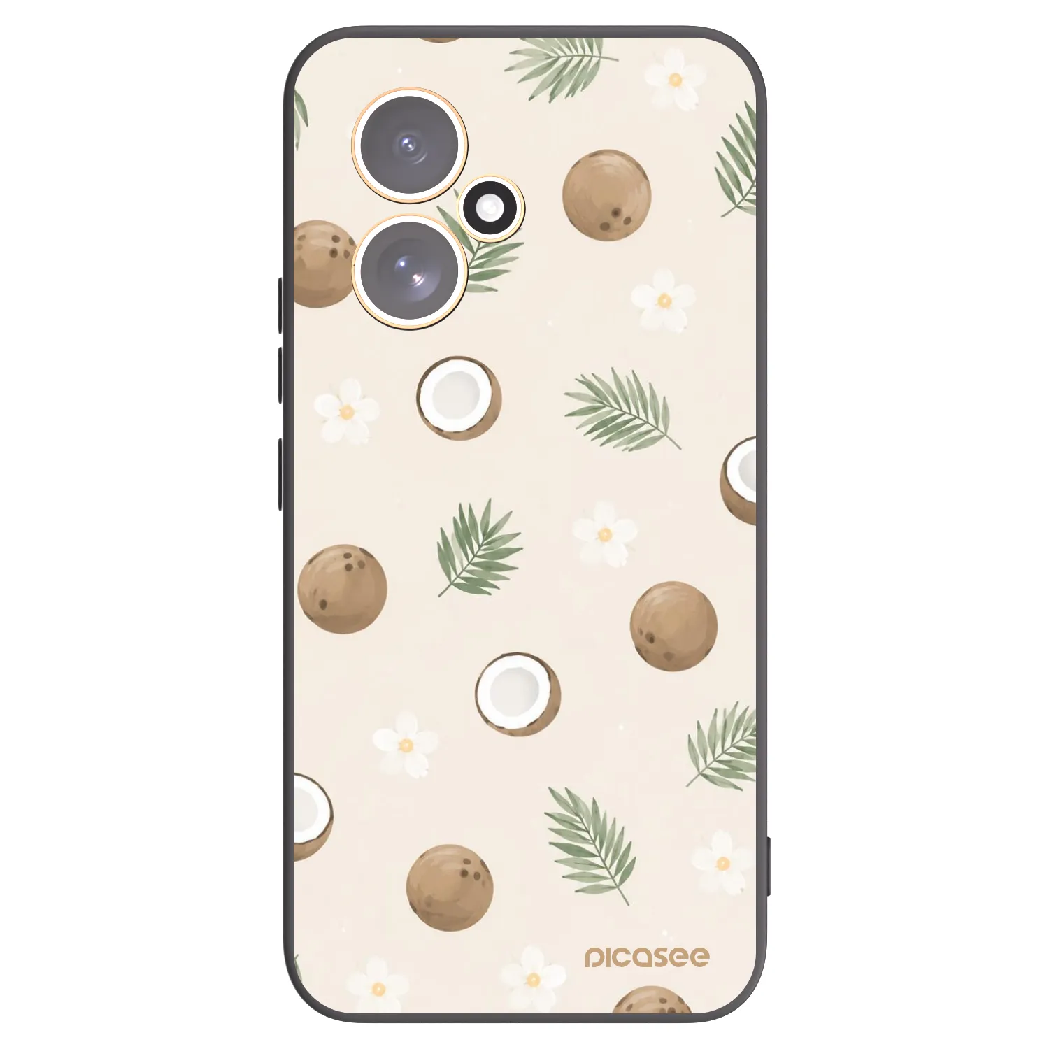 Picasee fekete szilikon tok az alábbi mobiltelefonokra Honor 400 5G - Coconut Breeze