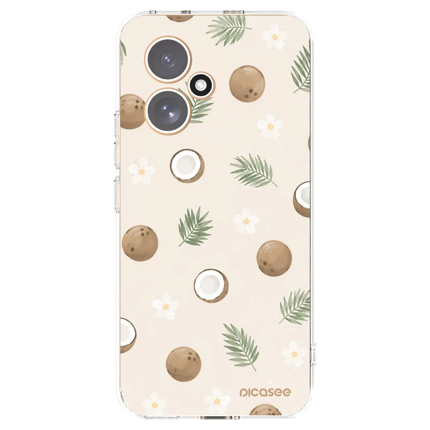 Picasee átlátszó szilikon tok az alábbi mobiltelefonokra Honor 400 5G - Coconut Breeze