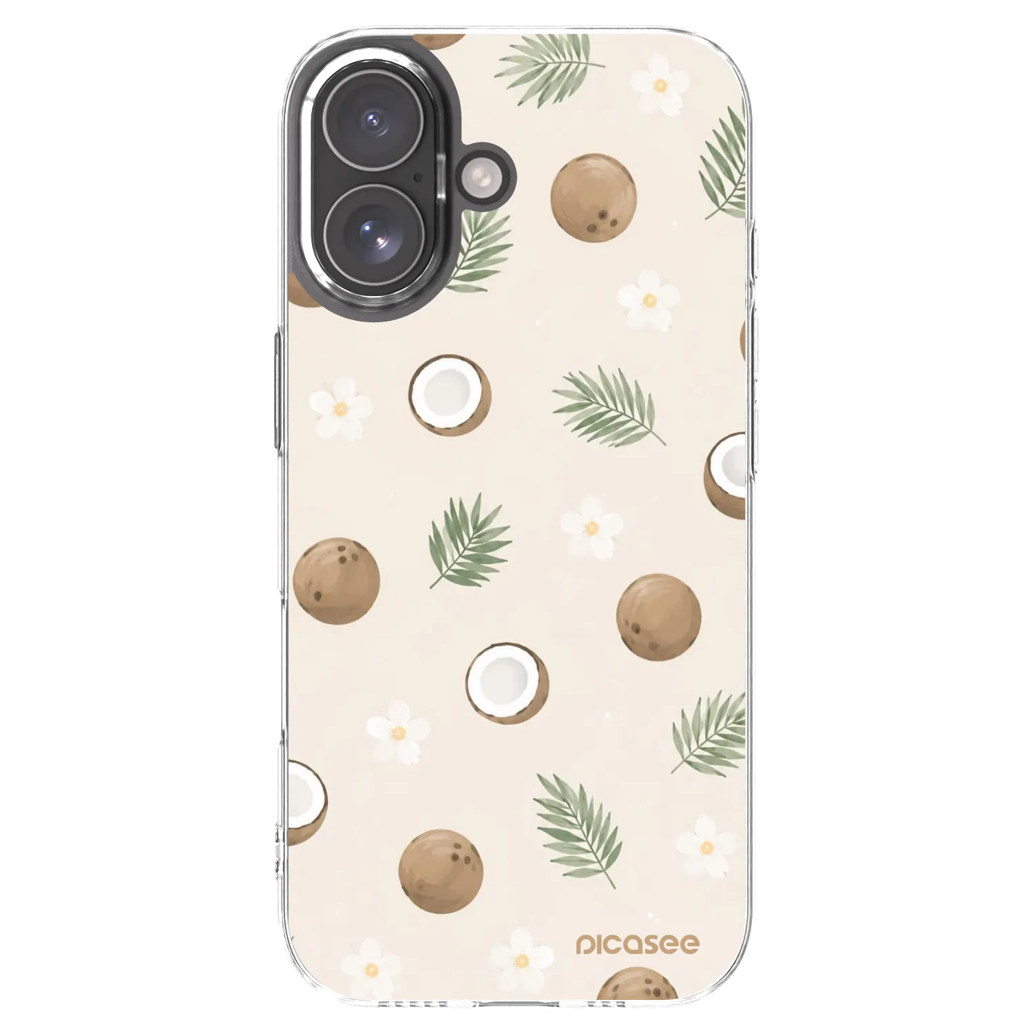 Picasee átlátszó szilikon tok az alábbi mobiltelefonokra Apple iPhone 17 - Coconut Breeze