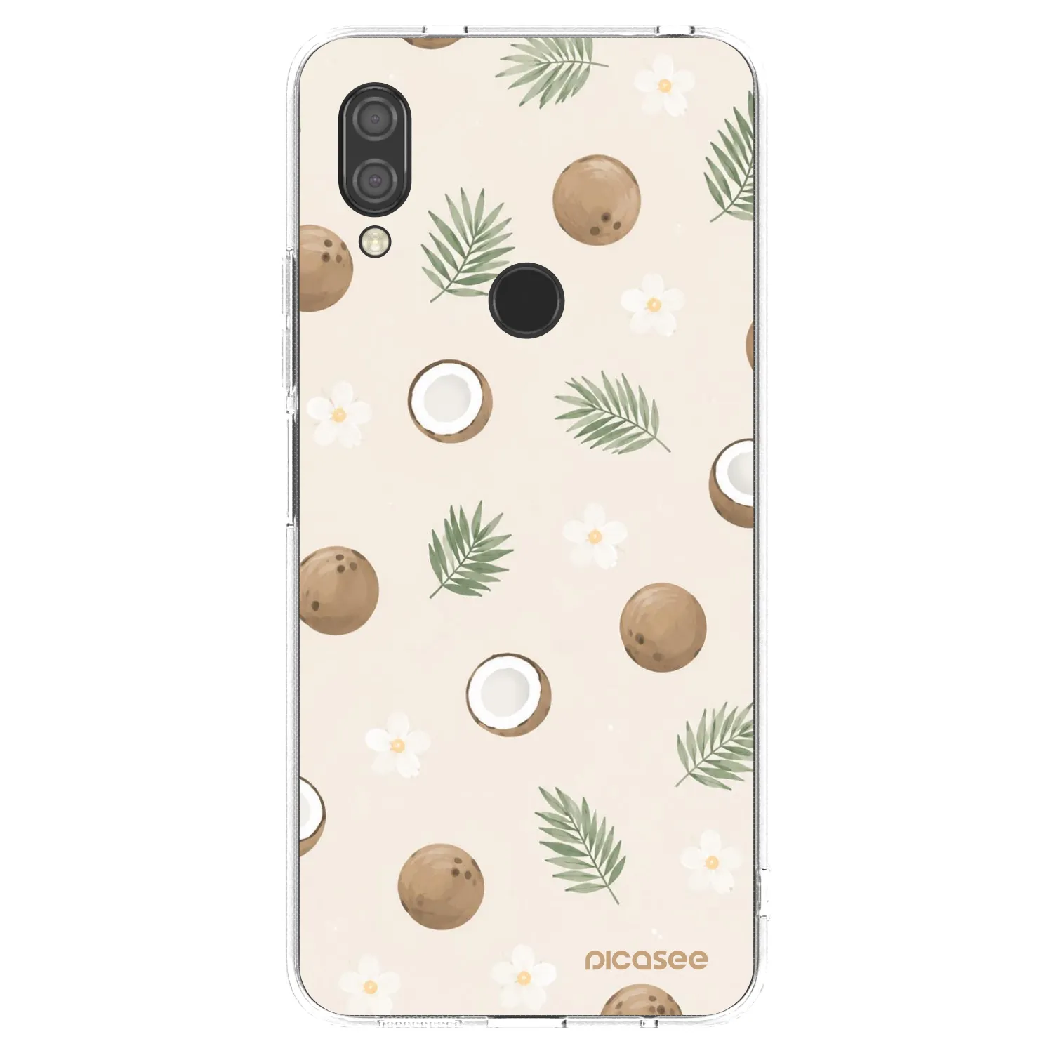 Picasee átlátszó szilikon tok az alábbi mobiltelefonokra Xiaomi Redmi 7 - Coconut Breeze