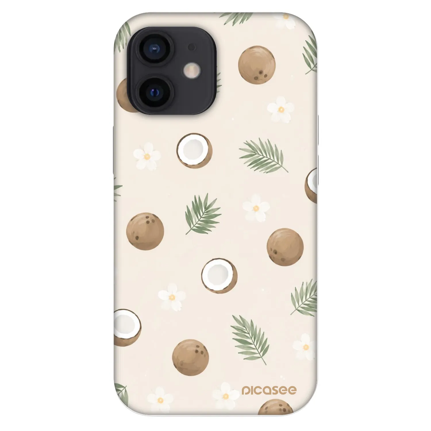 Picasee Fashion Case Apple iPhone 12 mini - Coconut Breeze