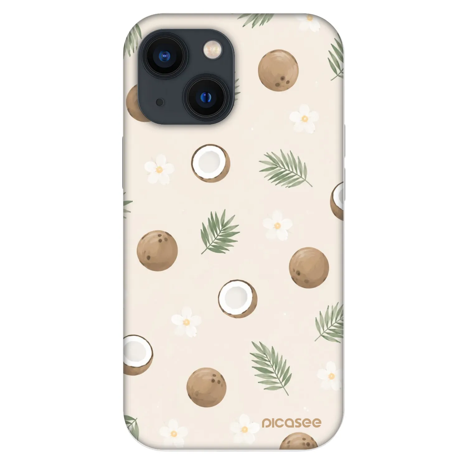 Picasee Fashion Case Apple iPhone 13 mini - Coconut Breeze