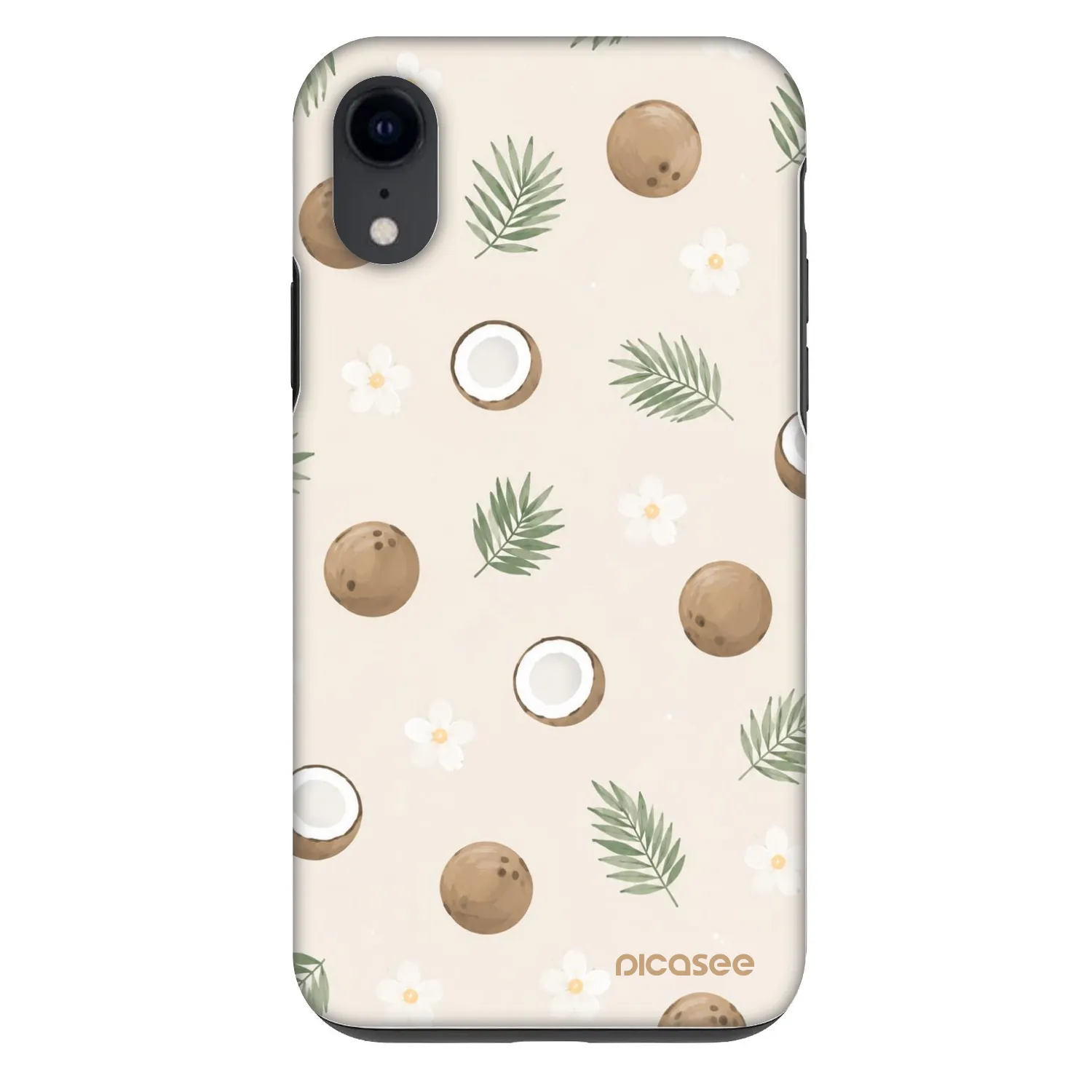Picasee Fashion Case Apple iPhone XR - Coconut Breeze