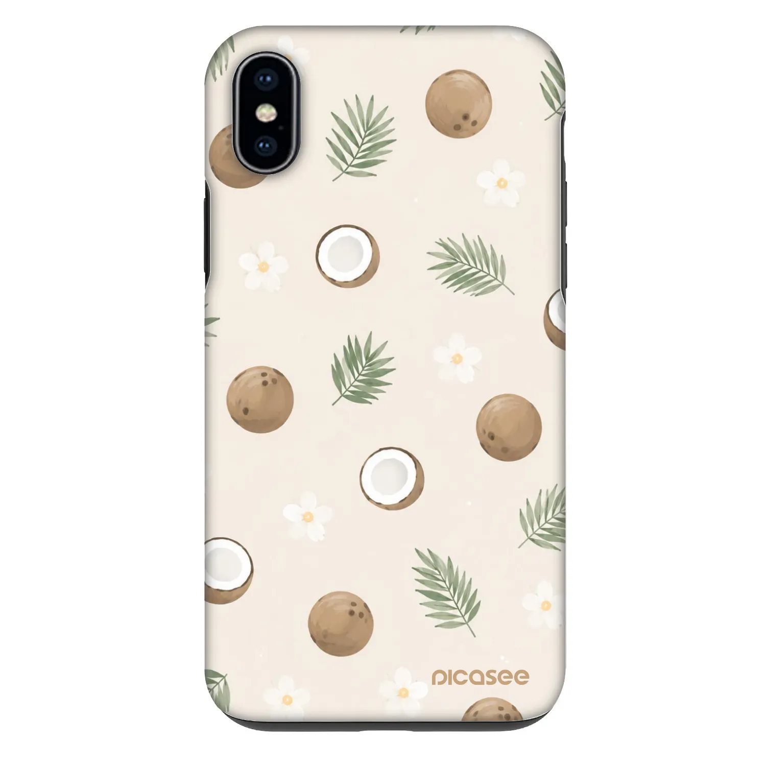 Picasee Fashion Case Apple iPhone XS Max - Coconut Breeze
