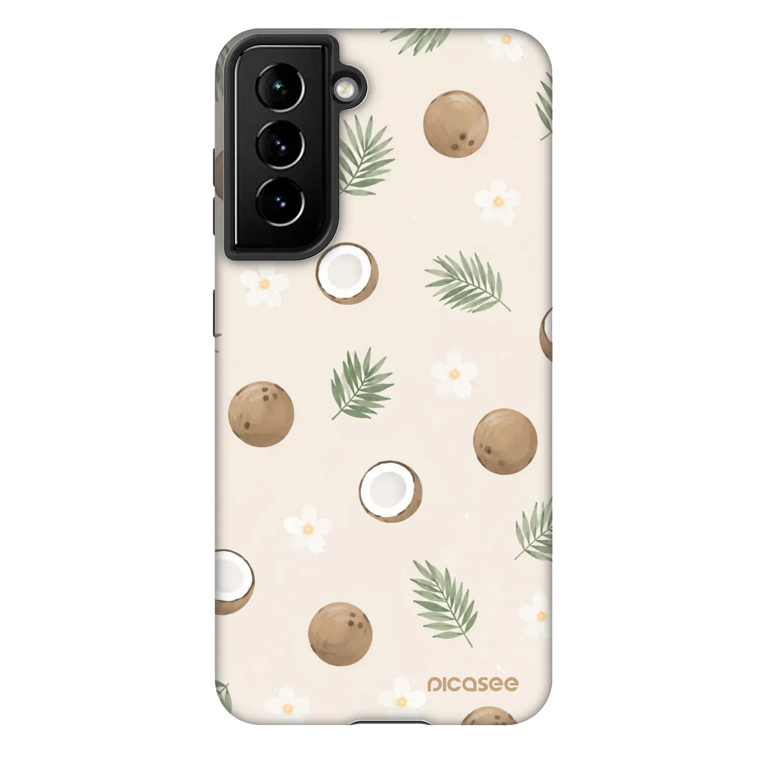 Picasee Fashion Case Samsung Galaxy S21 5G G991B - Coconut Breeze