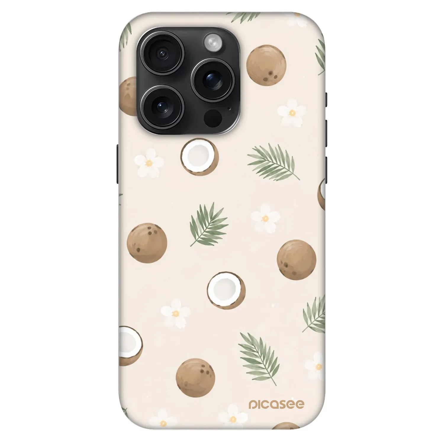 Picasee Fashion Case MagSafe Apple iPhone 15 Pro - Coconut Breeze
