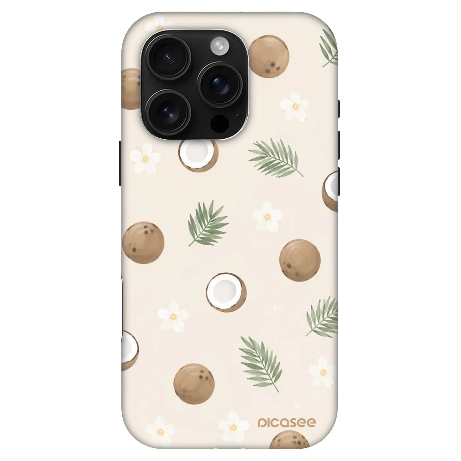 Picasee Fashion Case MagSafe Apple iPhone 16 Pro - Coconut Breeze