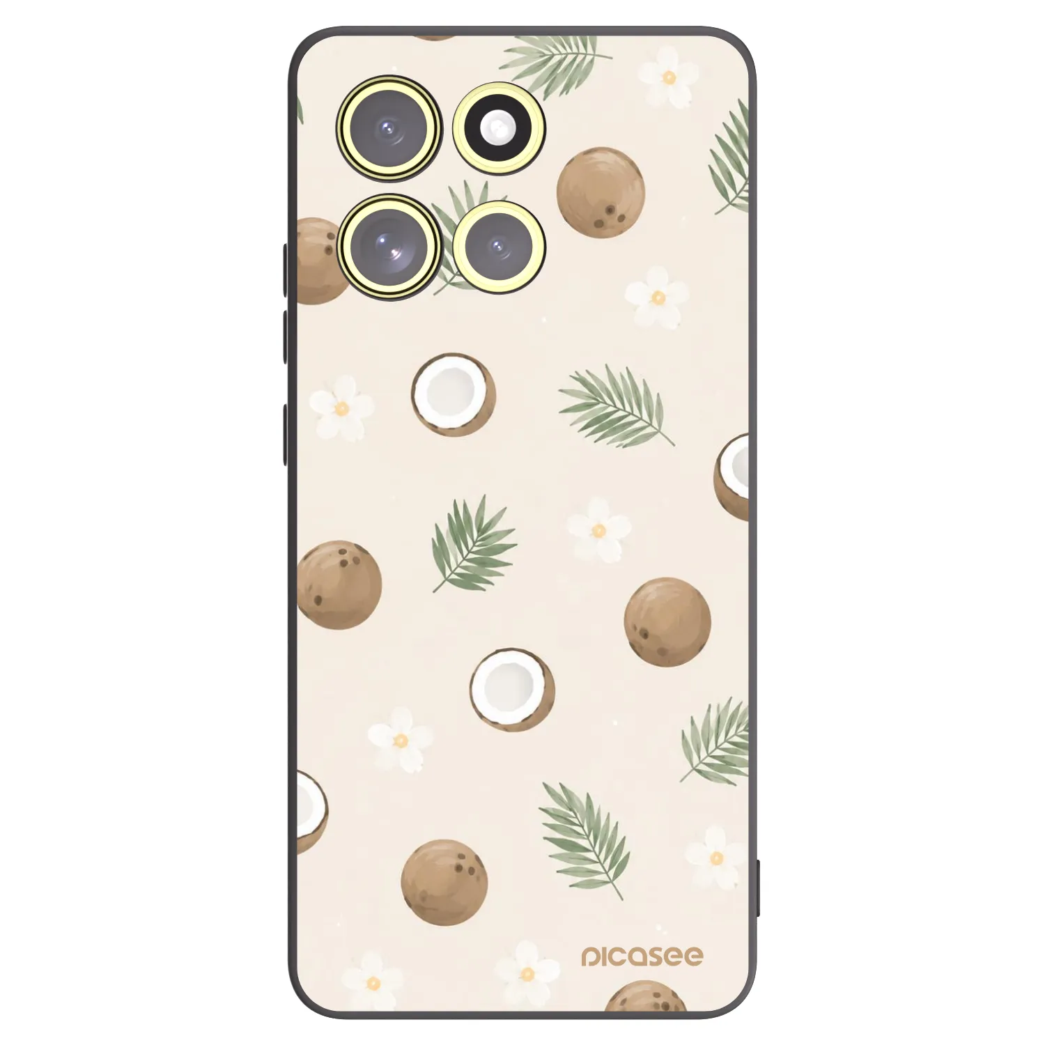 Picasee fekete szilikon tok az alábbi mobiltelefonokra Motorola Moto G86 5G - Coconut Breeze