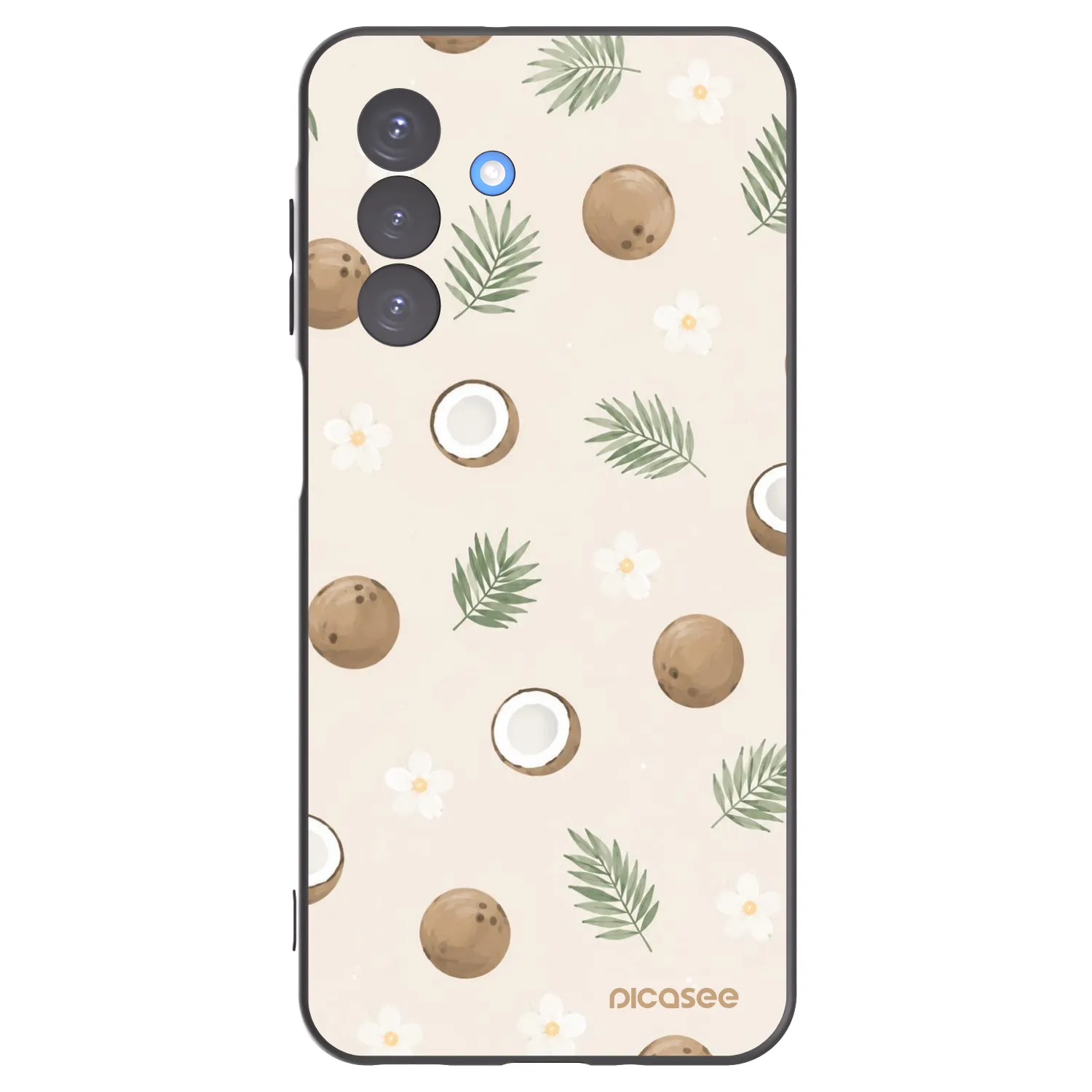 Picasee fekete szilikon tok az alábbi mobiltelefonokra Samsung Galaxy A17 5G - Coconut Breeze
