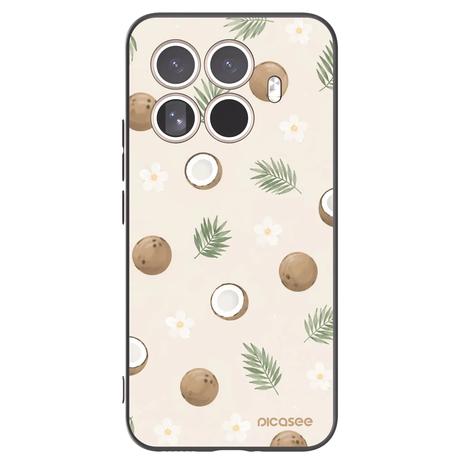 Picasee fekete szilikon tok az alábbi mobiltelefonokra Xiaomi 15T Pro - Coconut Breeze