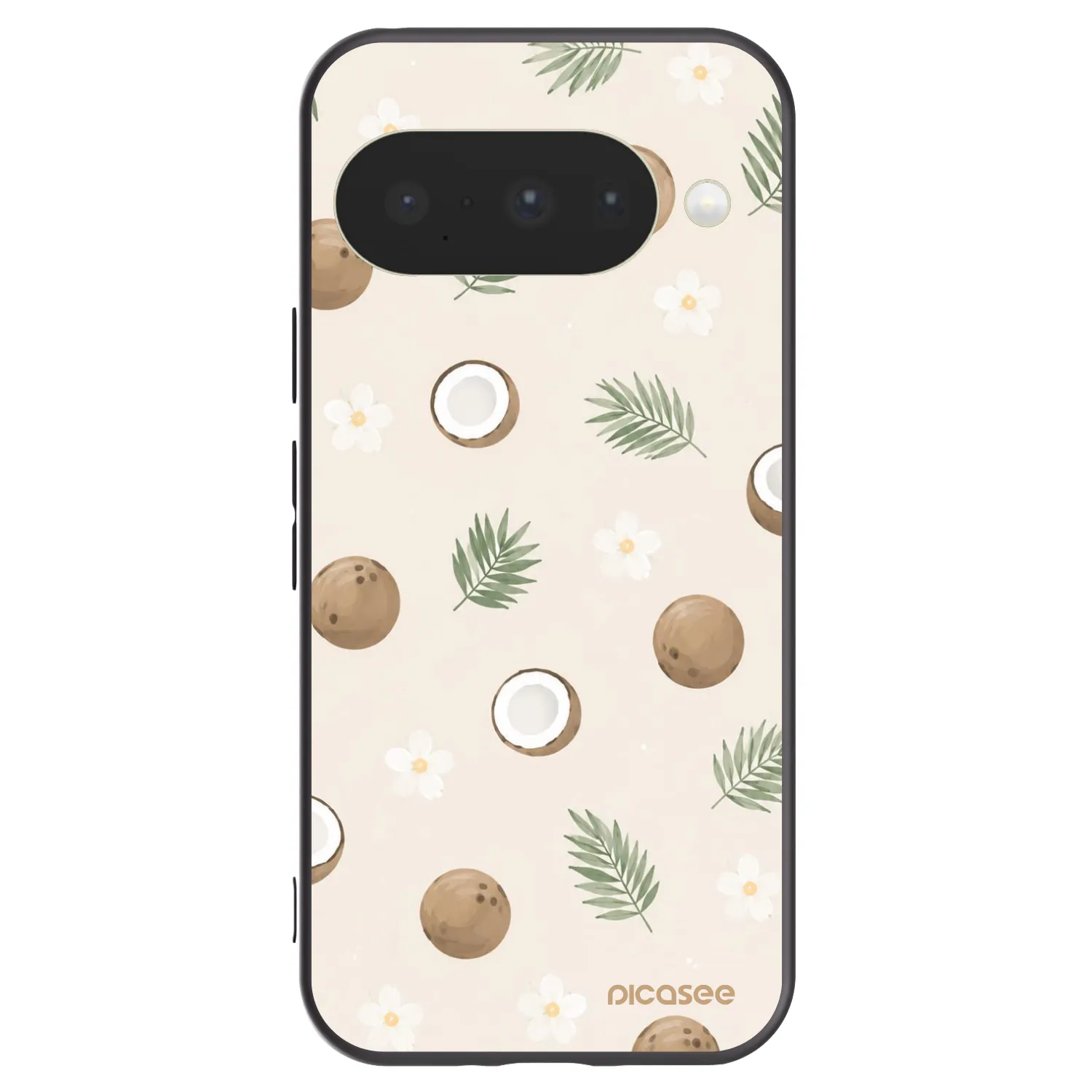 Picasee fekete szilikon tok az alábbi mobiltelefonokra Google Pixel 10 - Coconut Breeze