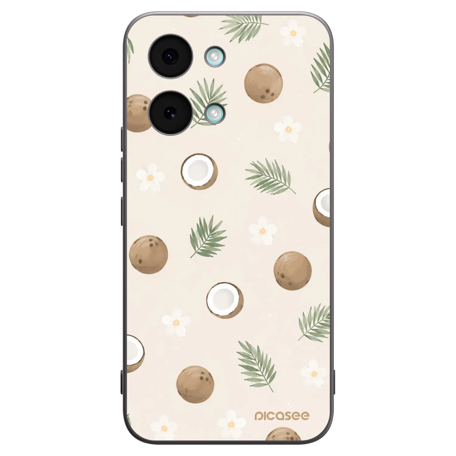 Picasee fekete szilikon tok az alábbi mobiltelefonokra Xiaomi Poco X8 Pro Max - Coconut Breeze