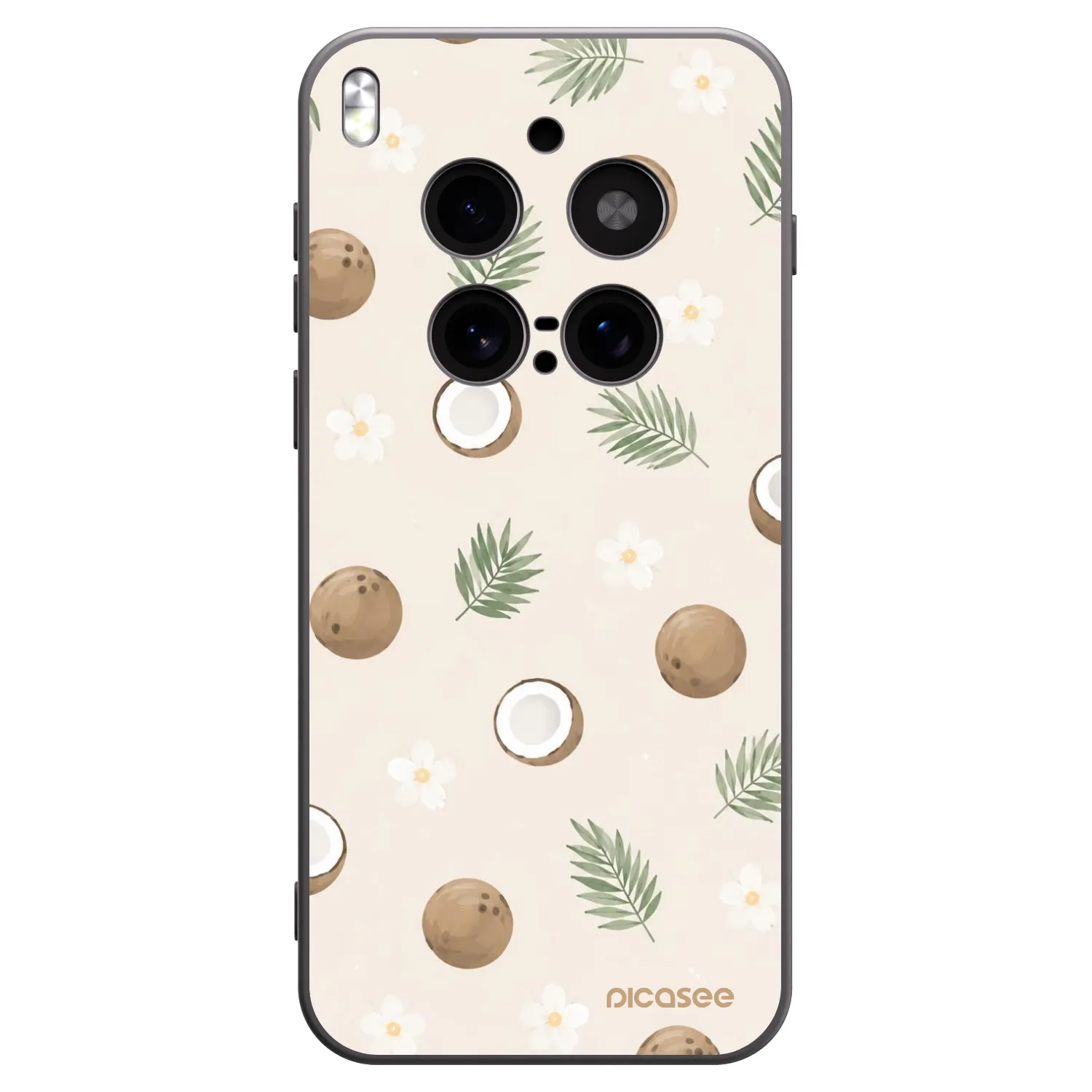 Picasee fekete szilikon tok az alábbi mobiltelefonokra Vivo X300 Pro - Coconut Breeze