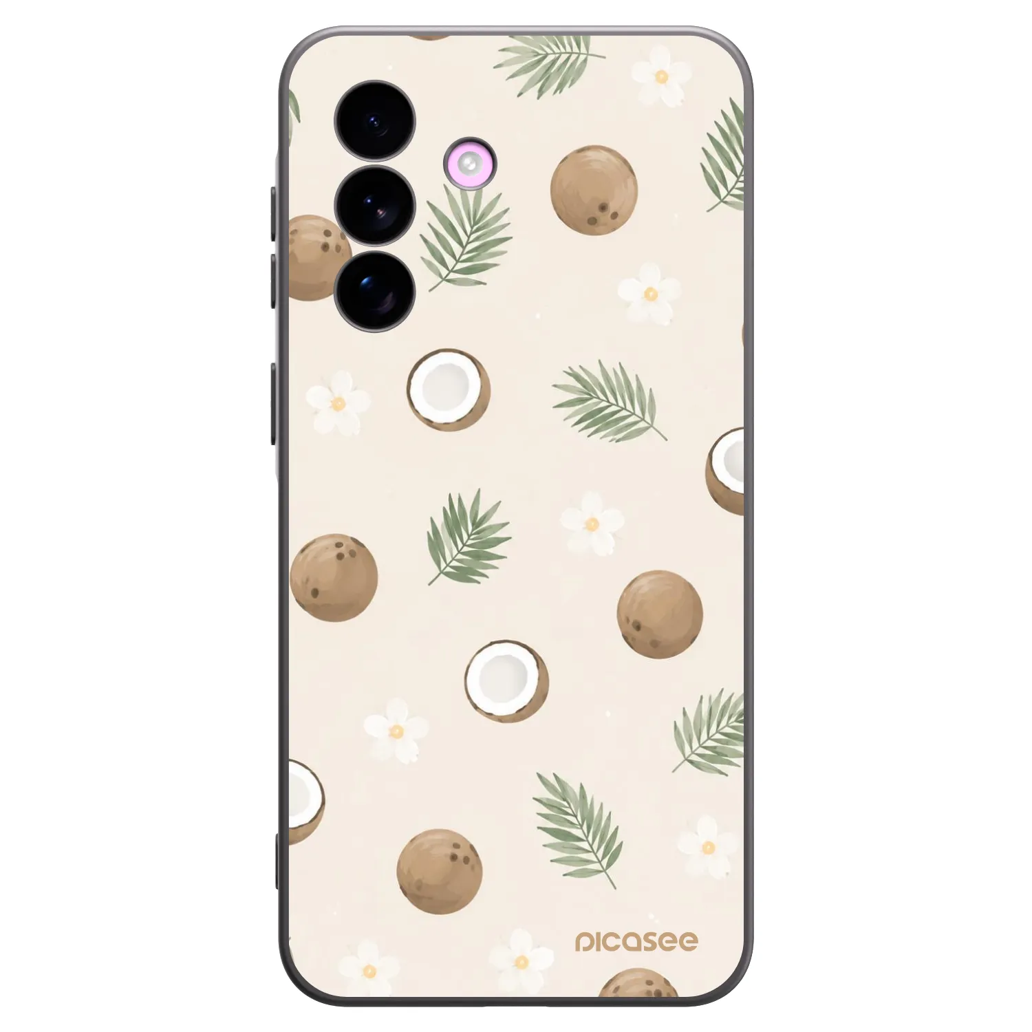 Picasee fekete szilikon tok az alábbi mobiltelefonokra Samsung Galaxy A57 5G - Coconut Breeze