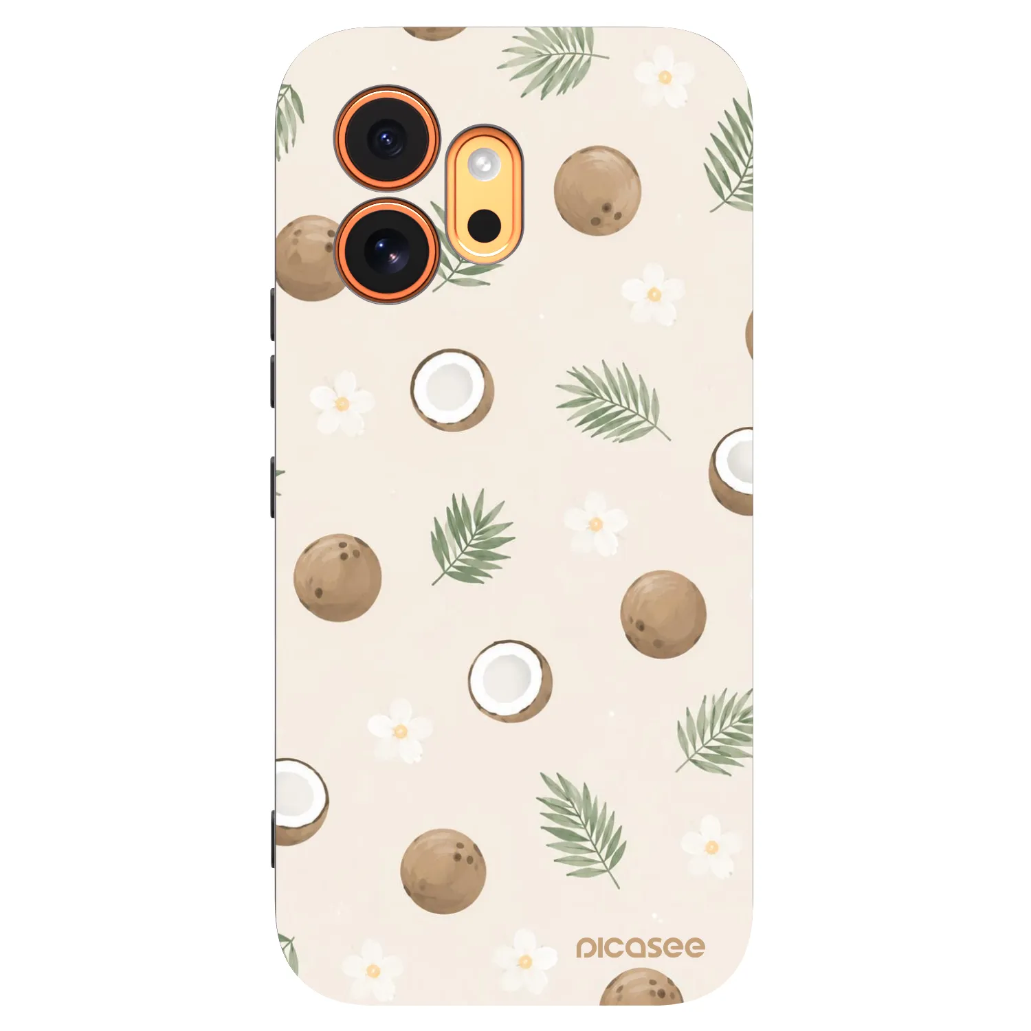 Picasee fekete szilikon tok az alábbi mobiltelefonokra Honor 600 - Coconut Breeze