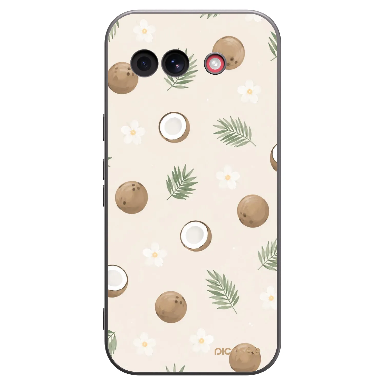Picasee fekete szilikon tok az alábbi mobiltelefonokra Google Pixel 10a - Coconut Breeze