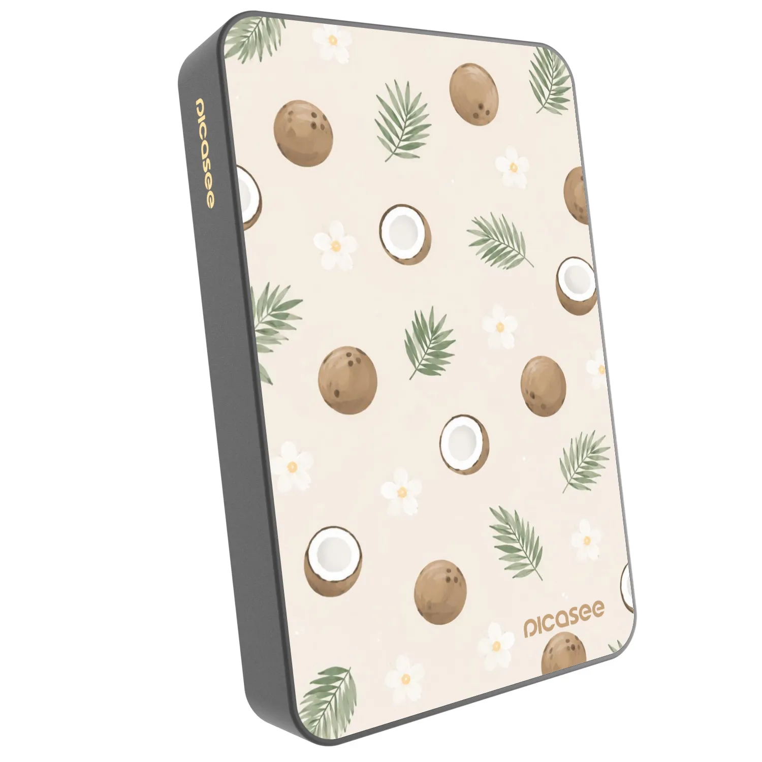Picasee Powerbank MagSafe 10 000 mAh Szürke - Coconut Breeze