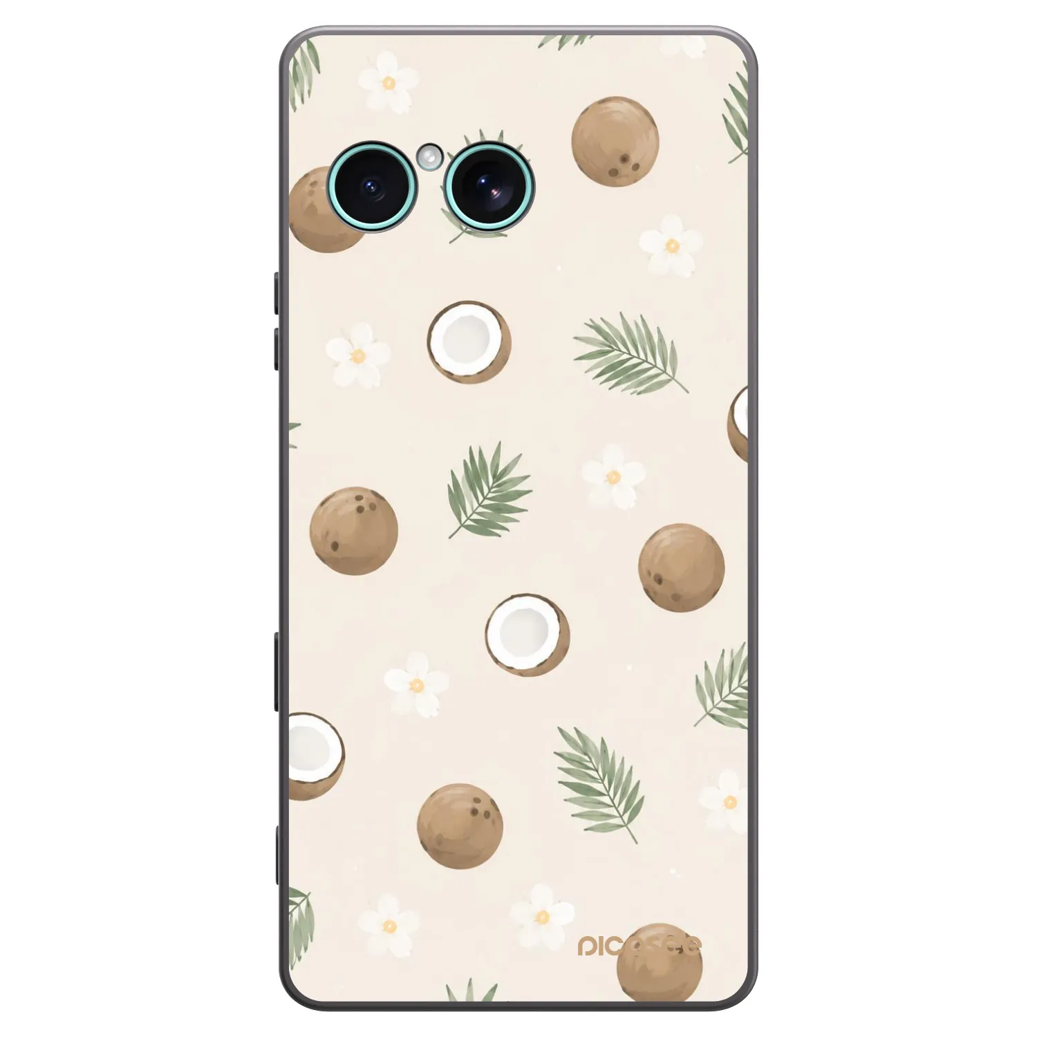Picasee fekete szilikon tok az alábbi mobiltelefonokra Sony Xperia 10 VII - Coconut Breeze