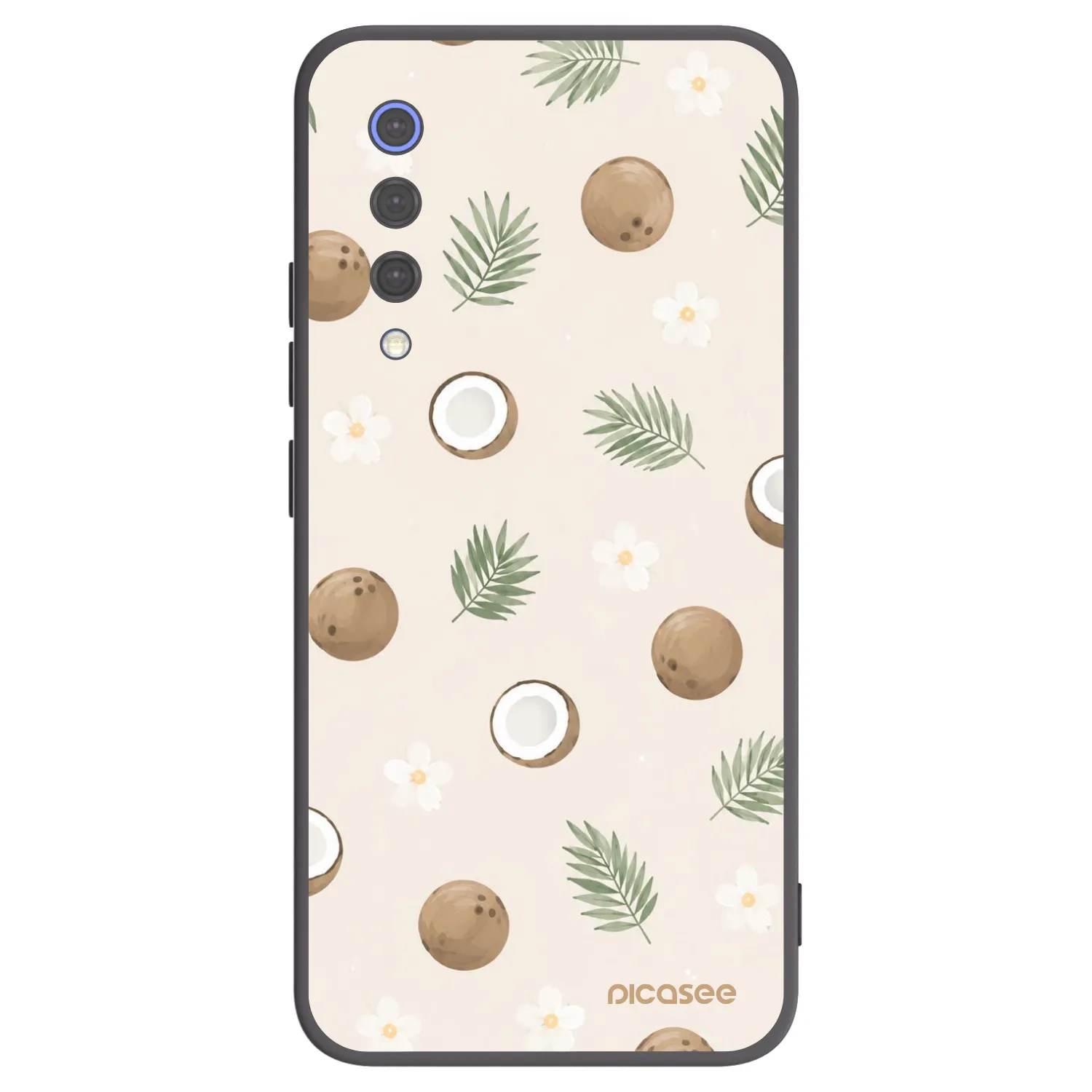 Picasee fekete szilikon tok az alábbi mobiltelefonokra Xiaomi Mi 9 SE - Coconut Breeze