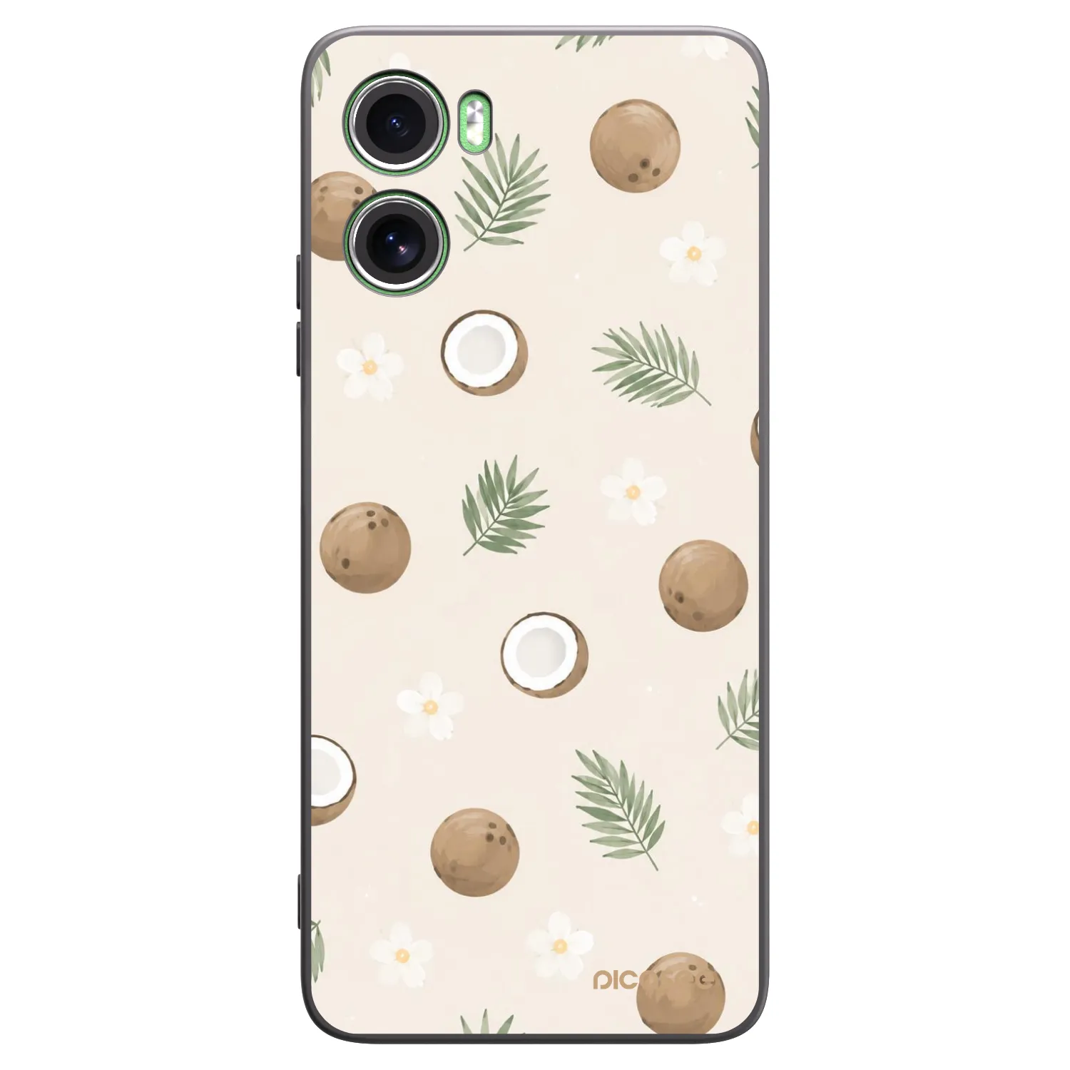 Picasee fekete szilikon tok az alábbi mobiltelefonokra Motorola Moto G06 - Coconut Breeze