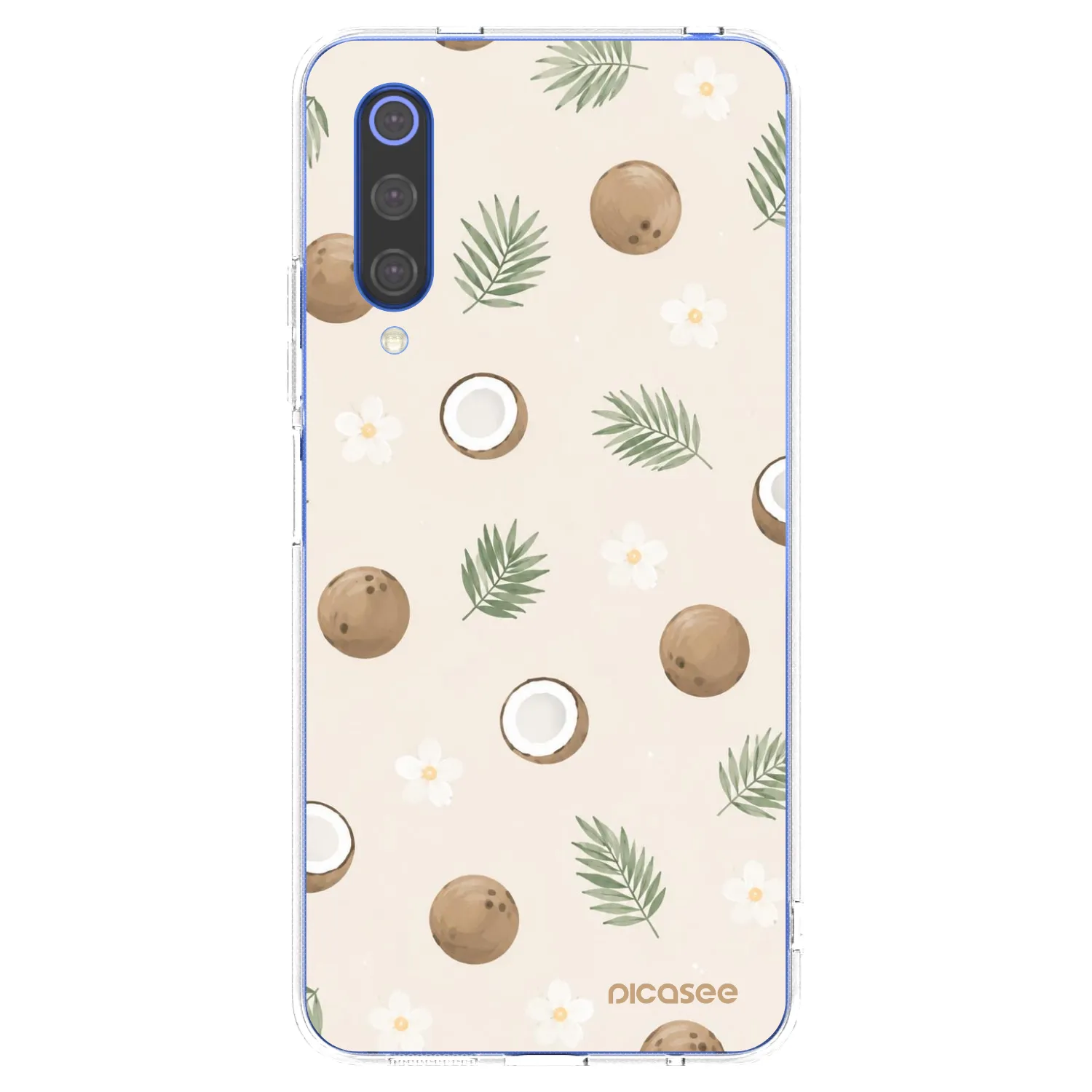 Picasee átlátszó szilikon tok az alábbi mobiltelefonokra Xiaomi Mi 9 SE - Coconut Breeze
