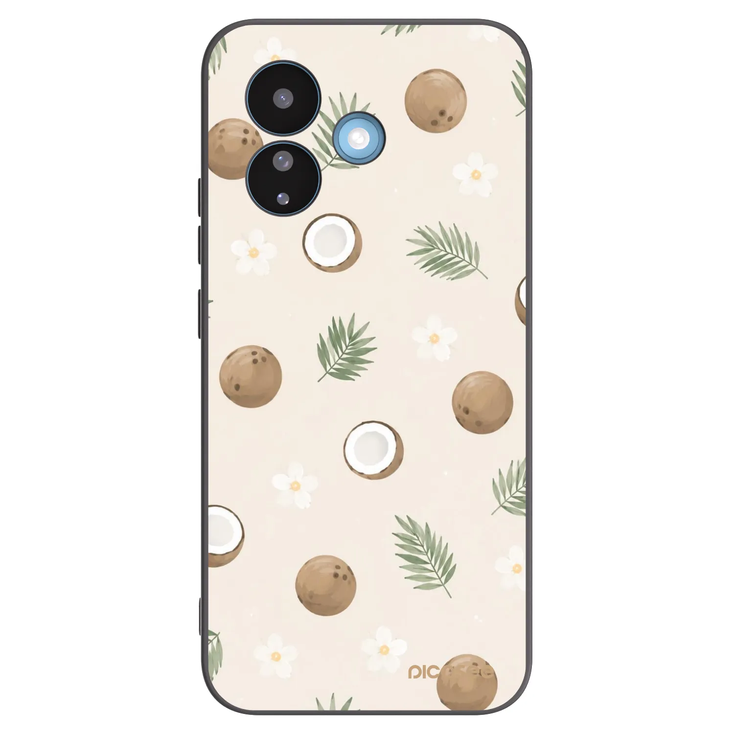 Picasee fekete szilikon tok az alábbi mobiltelefonokra Xiaomi Redmi Note 17 Pro 5G - Coconut Breeze