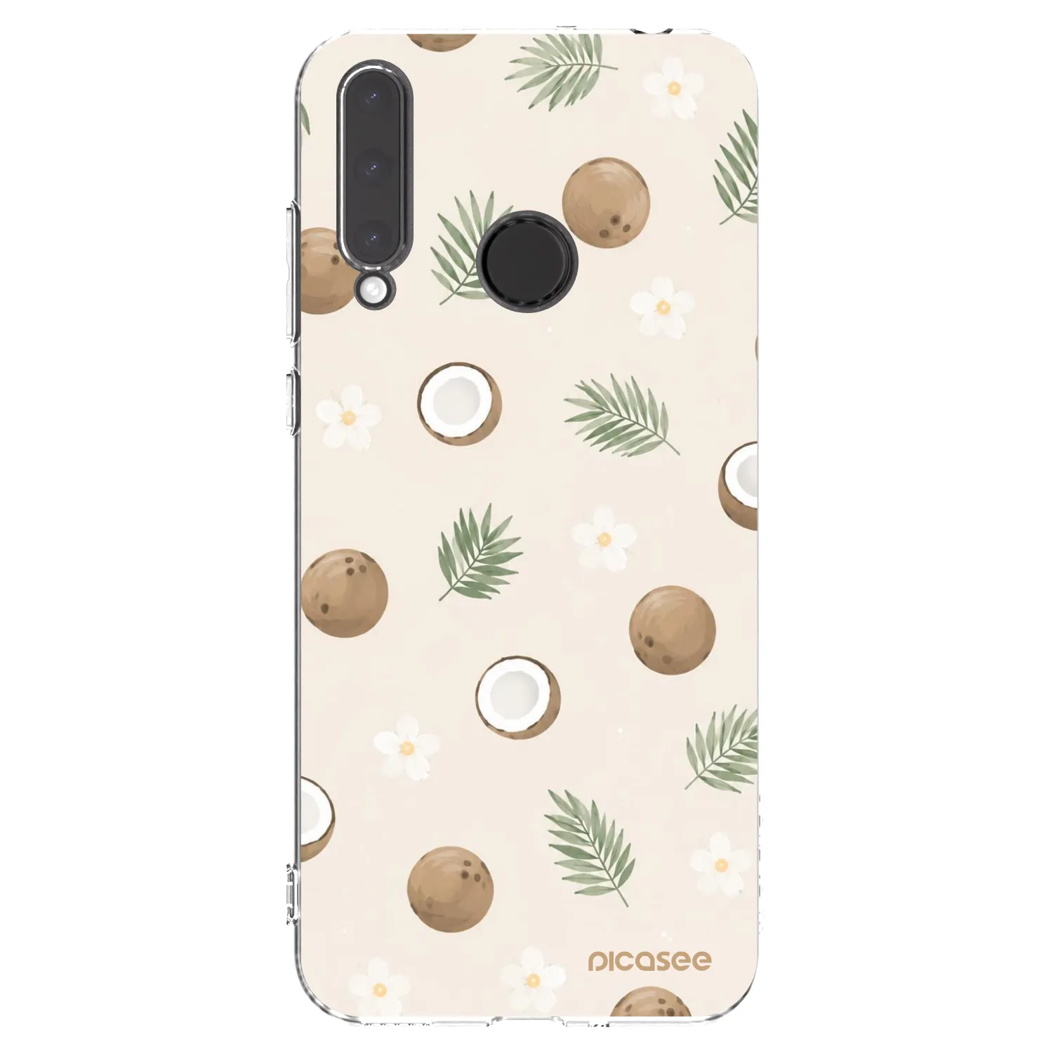 Picasee átlátszó szilikon tok az alábbi mobiltelefonokra Honor 20 Lite - Coconut Breeze