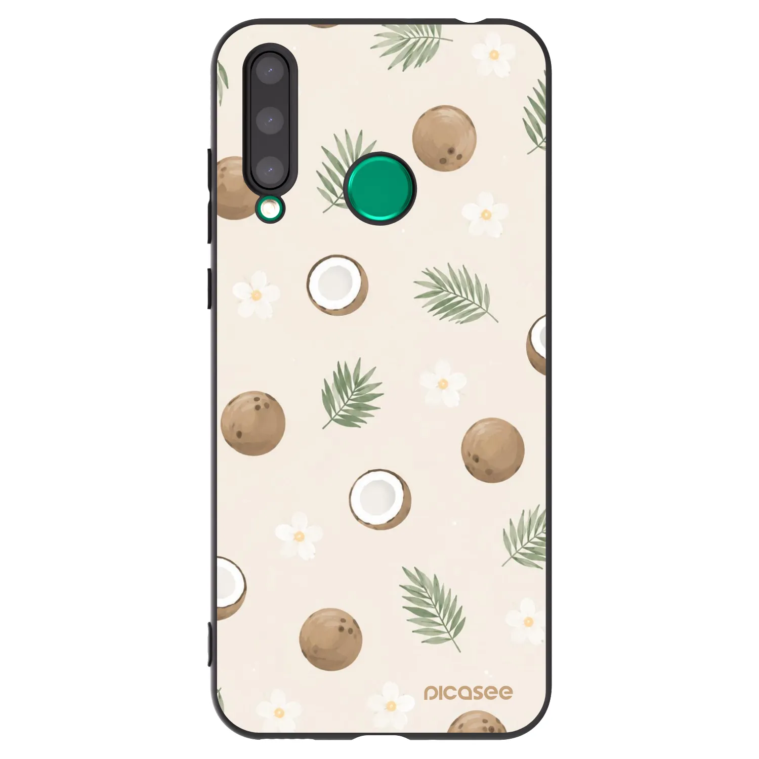 Picasee fekete szilikon tok az alábbi mobiltelefonokra Honor 20 Lite - Coconut Breeze