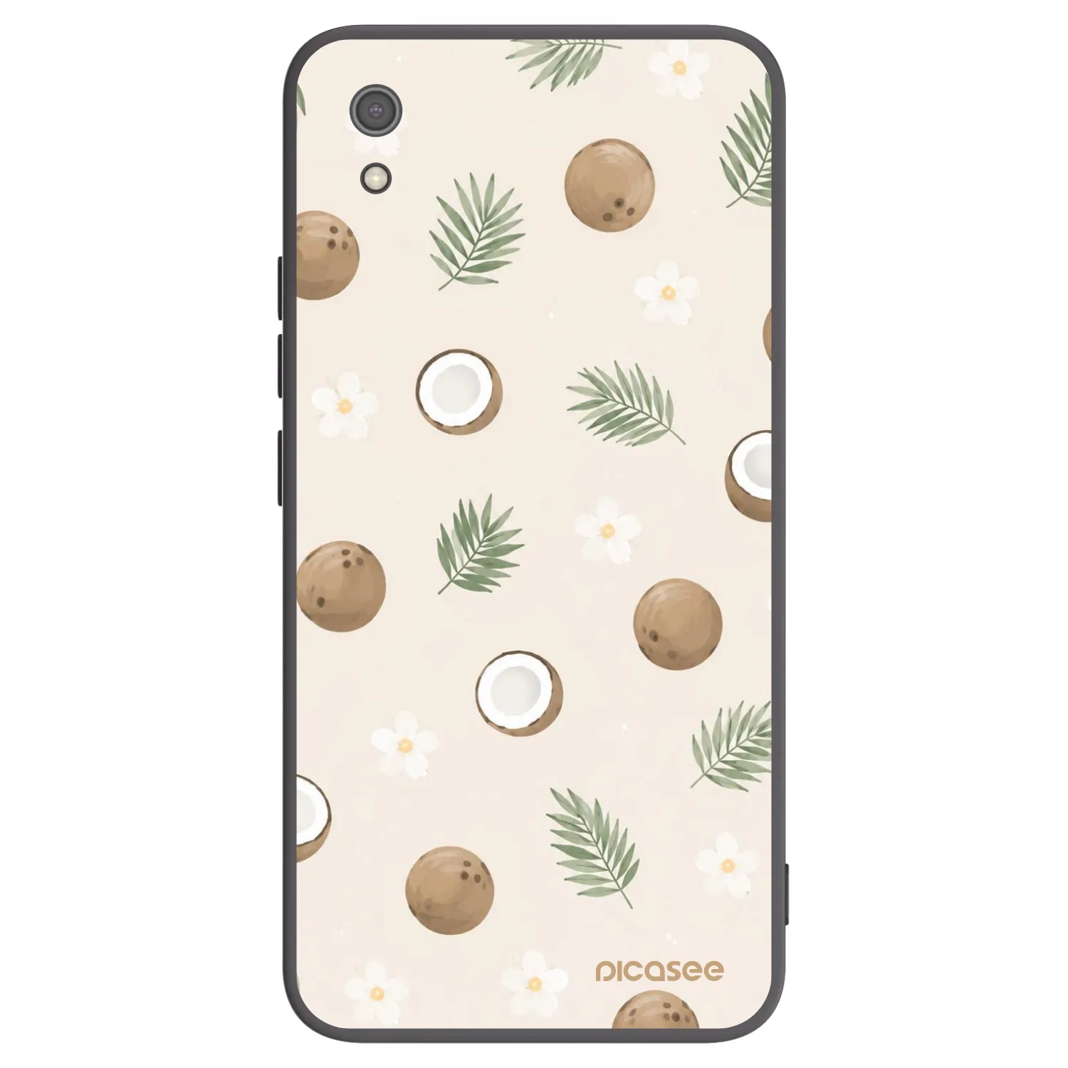 Picasee fekete szilikon tok az alábbi mobiltelefonokra Xiaomi Redmi 7A - Coconut Breeze