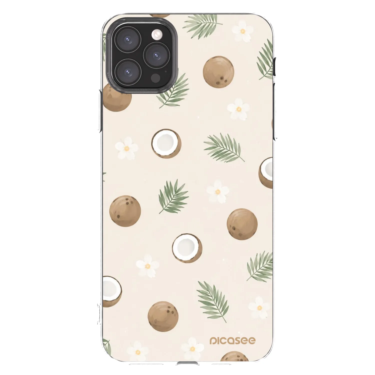 Picasee átlátszó szilikon tok az alábbi mobiltelefonokra Apple iPhone 11 Pro Max - Coconut Breeze