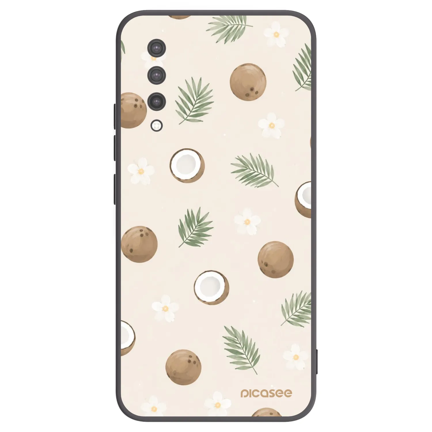 Picasee fekete szilikon tok az alábbi mobiltelefonokra Xiaomi Mi 9 Lite - Coconut Breeze