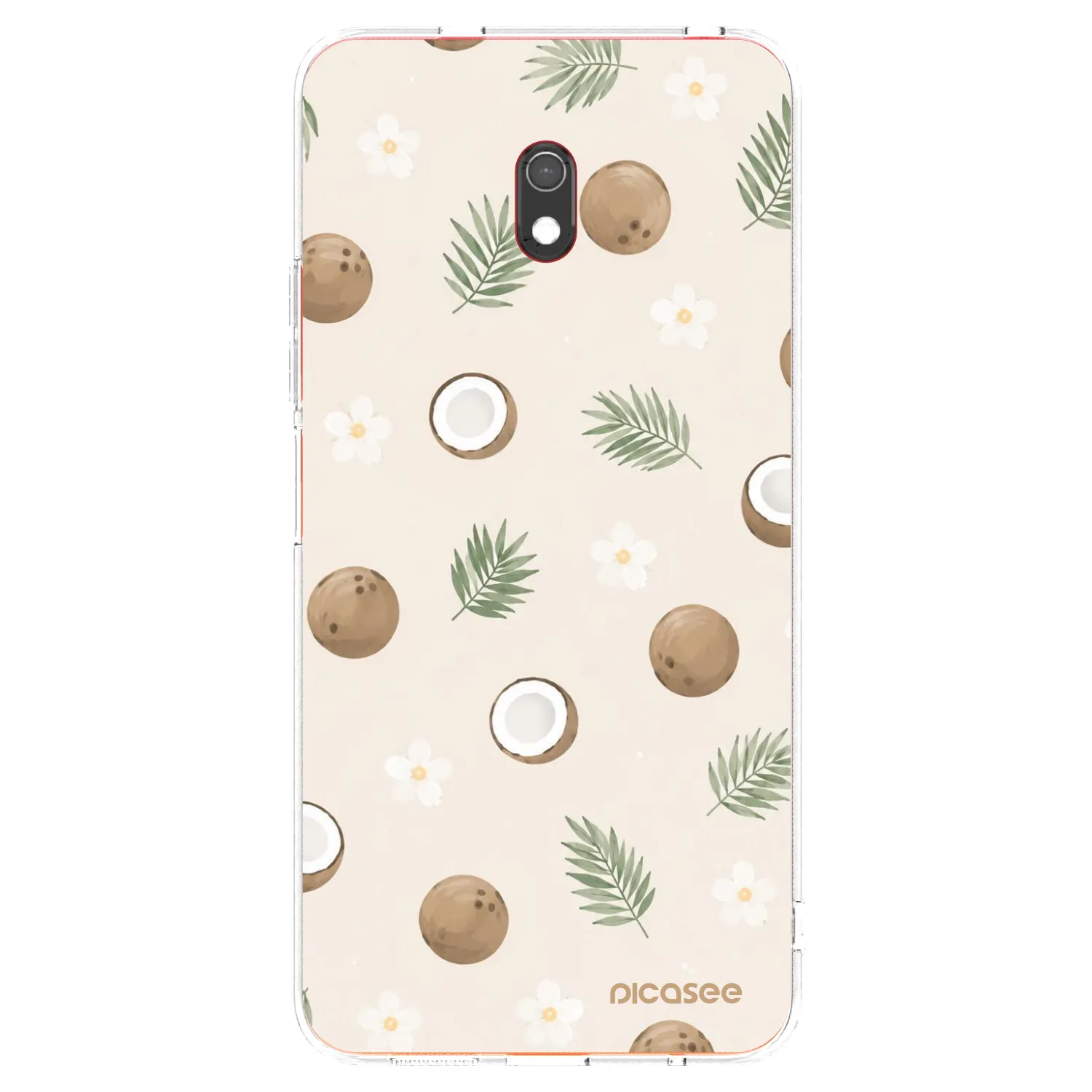 Picasee átlátszó szilikon tok az alábbi mobiltelefonokra Xiaomi Redmi 8A - Coconut Breeze