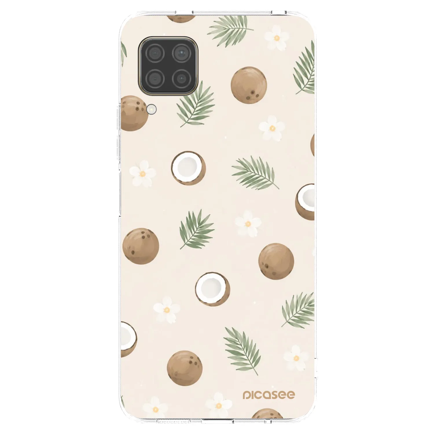 Picasee átlátszó szilikon tok az alábbi mobiltelefonokra Huawei P40 Lite - Coconut Breeze